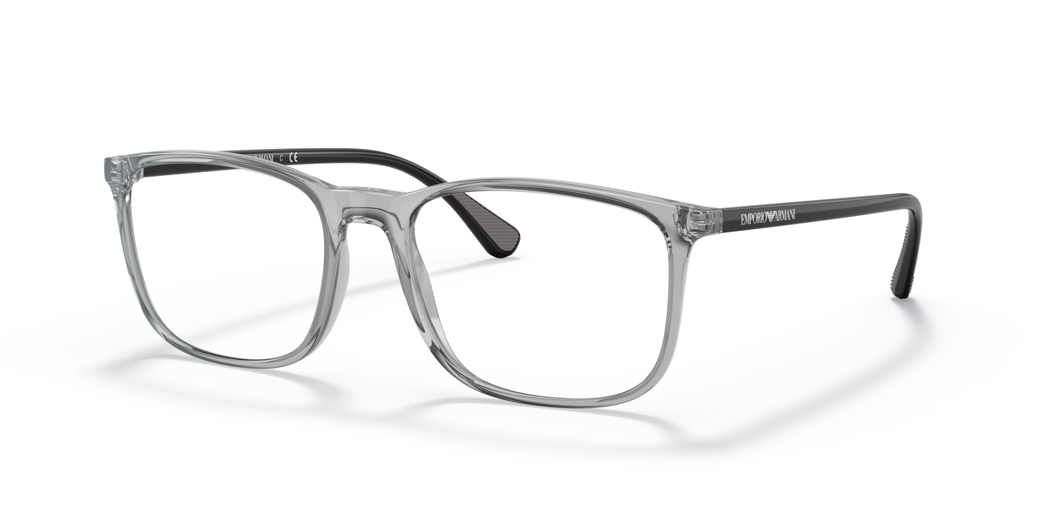 Occhiali da Vista Uomo Emporio Armani 0EA3177 Grigio Trasparente