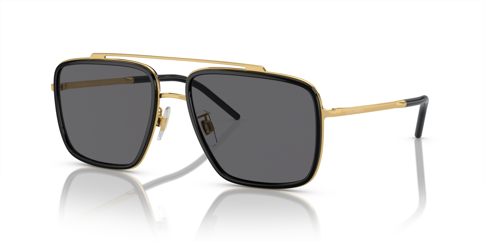 Occhiali da sole uomo Dolce&Gabbana DG2220 oro nero - Protezione e Sti