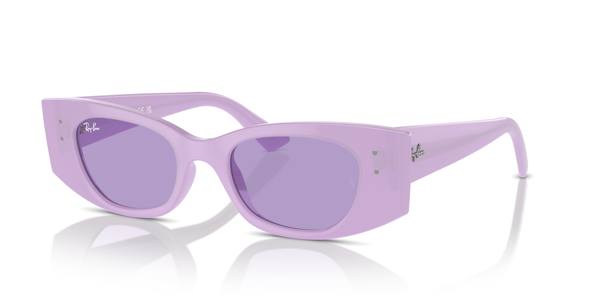 Occhiali da Sole Ray-Ban 0RB4427 Lilla - Modello KAT Unisex Originale