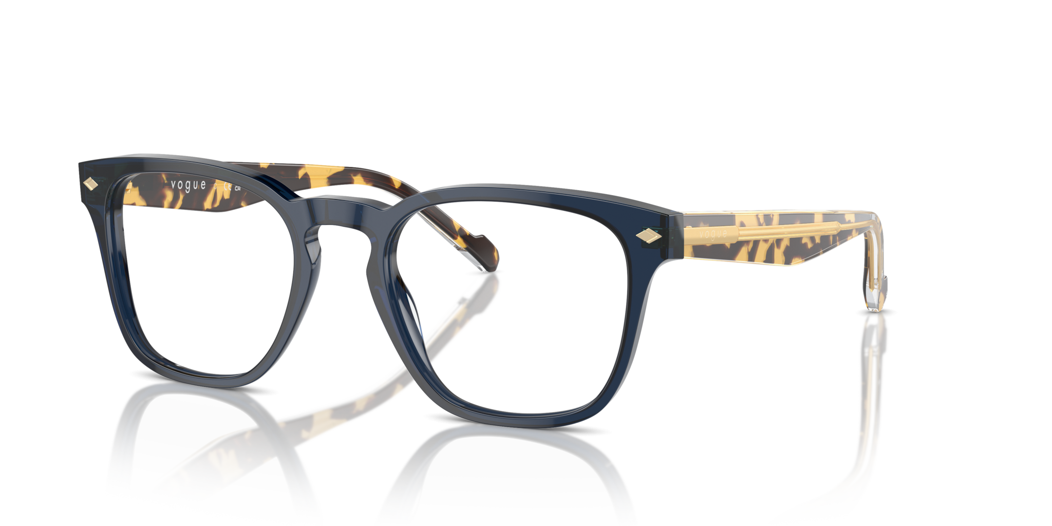 Vogue Eyewear 0VO5570 Occhiali da Vista Uomo Blu Trasparente