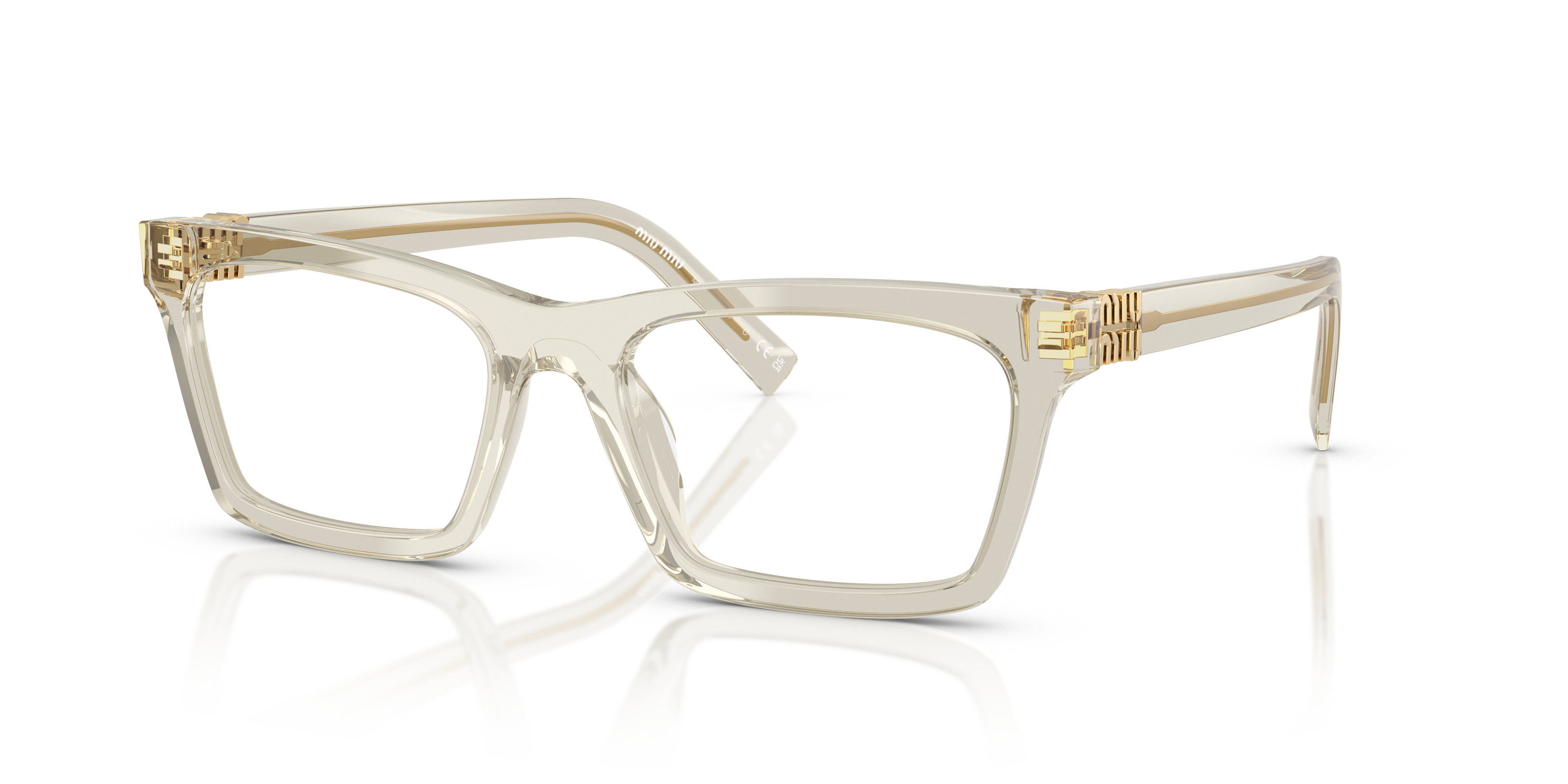 Miu Miu Occhiali da Vista Donna 0MU 04WV Hemp Transparent