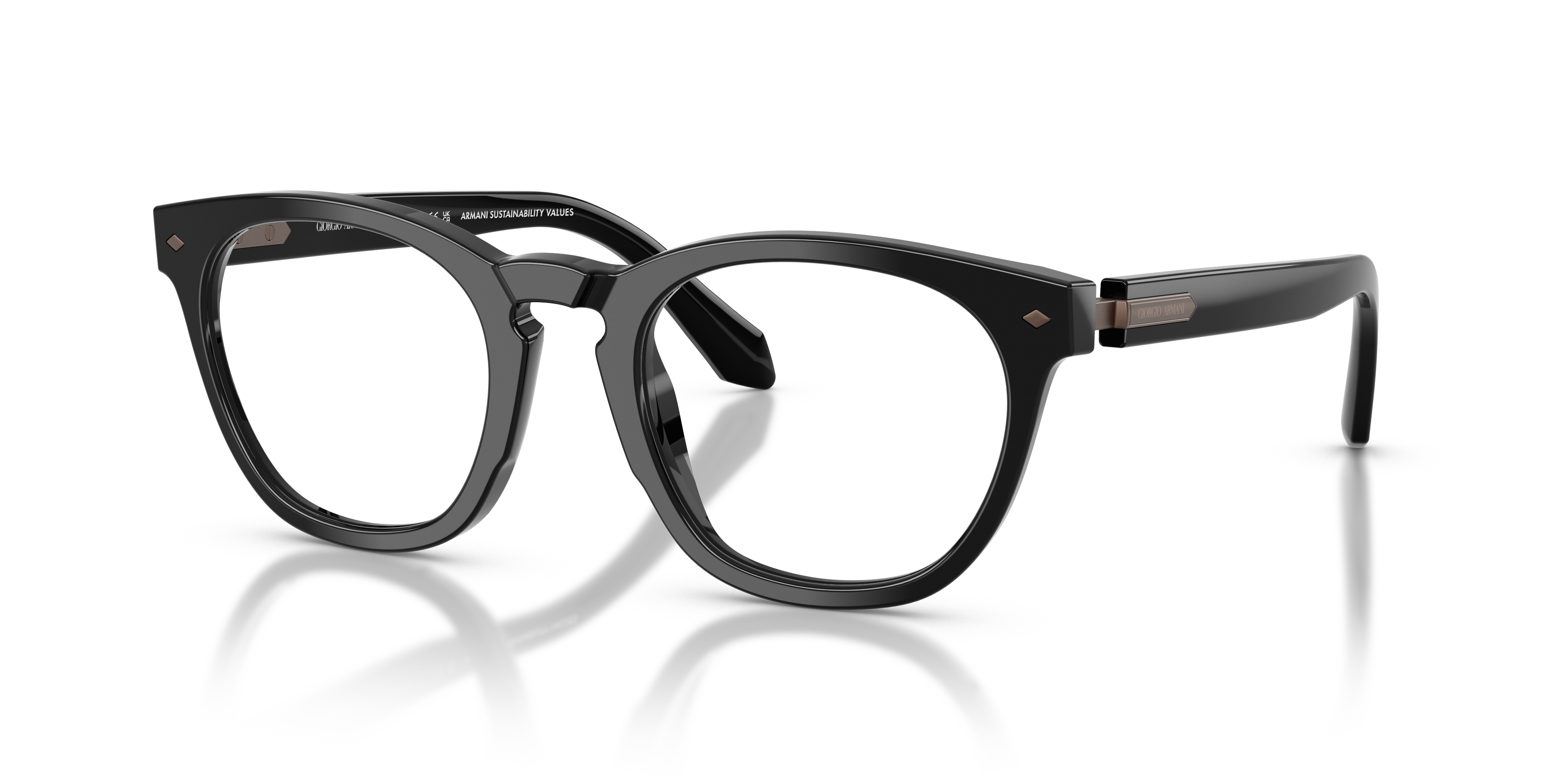 Occhiali da Vista Uomo Giorgio Armani 0AR7284 Nero - Eleganza Maschile