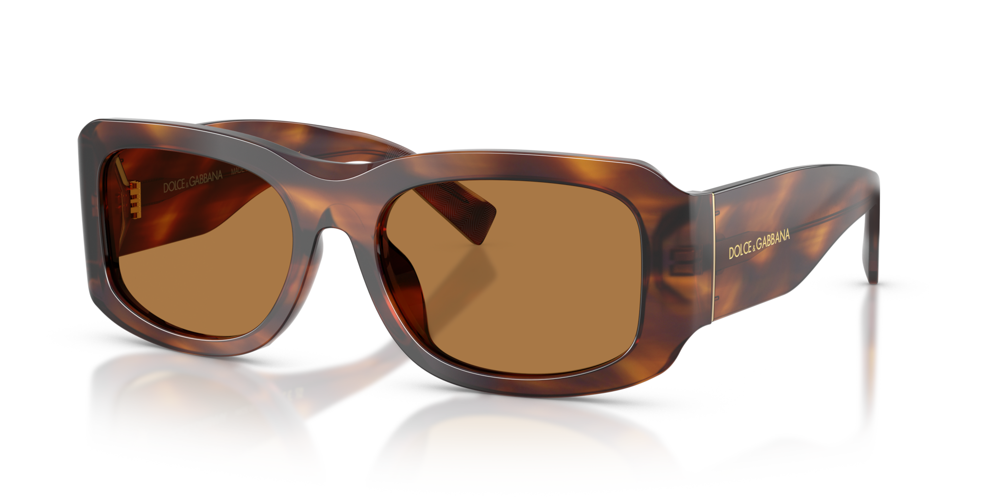 Occhiali da Sole Uomo Dolce Gabbana DG4503 Striped Tobacco Originali