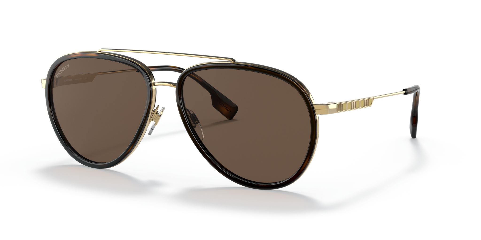 Occhiali da Sole Uomo Burberry Oro 0BE3125 Oliver | Spedizione Veloce