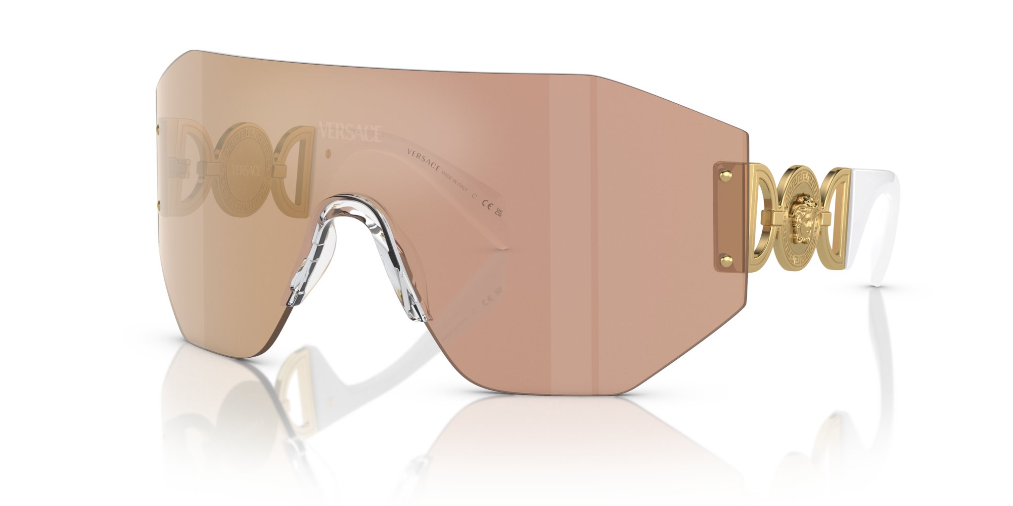 Occhiali da Sole Versace VE2258 Dark Brown Mirror Rose Gold