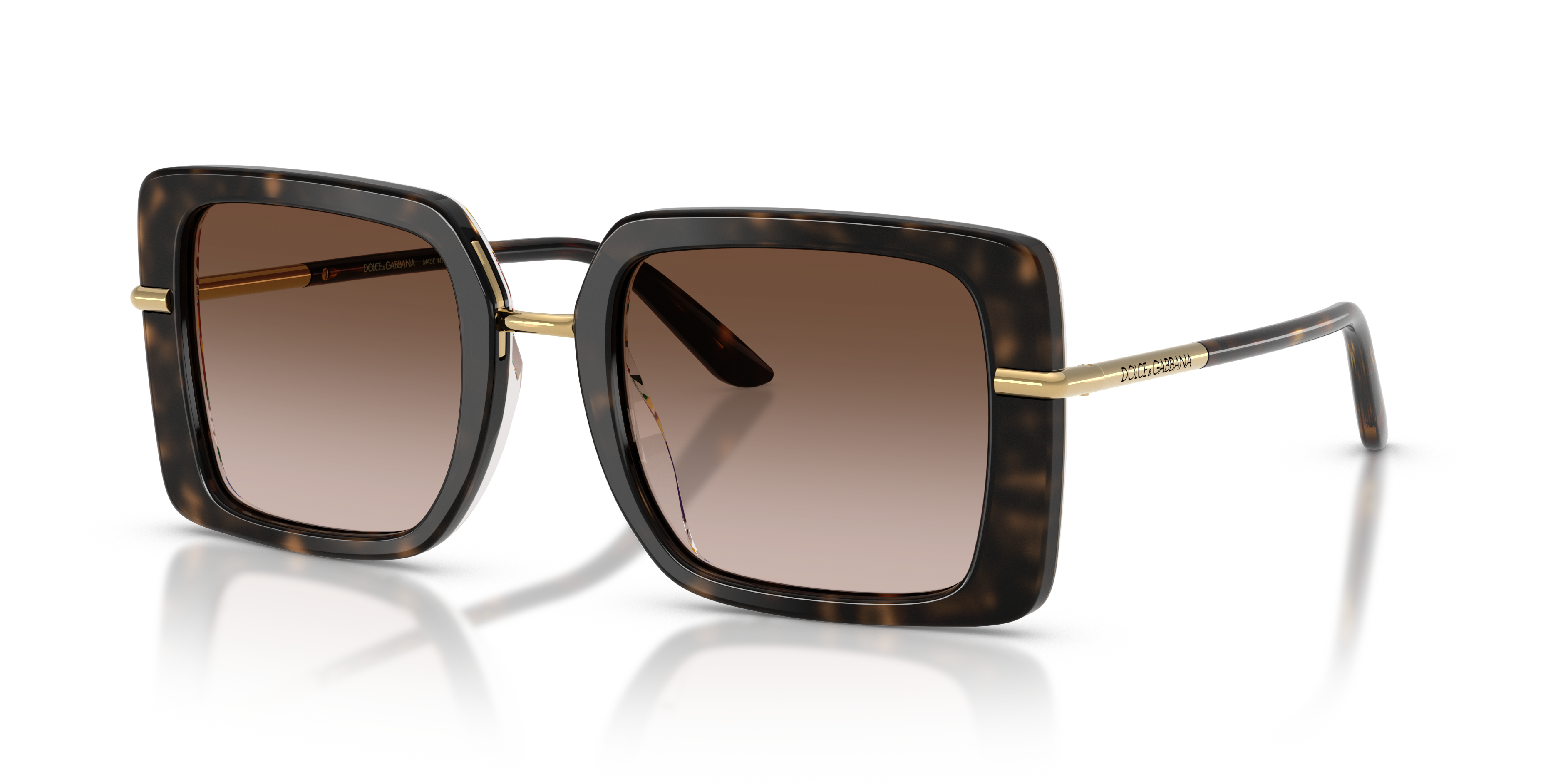 Occhiali da Sole Dolce&Gabbana DG4491 Donna Top Black On Leo | Origina