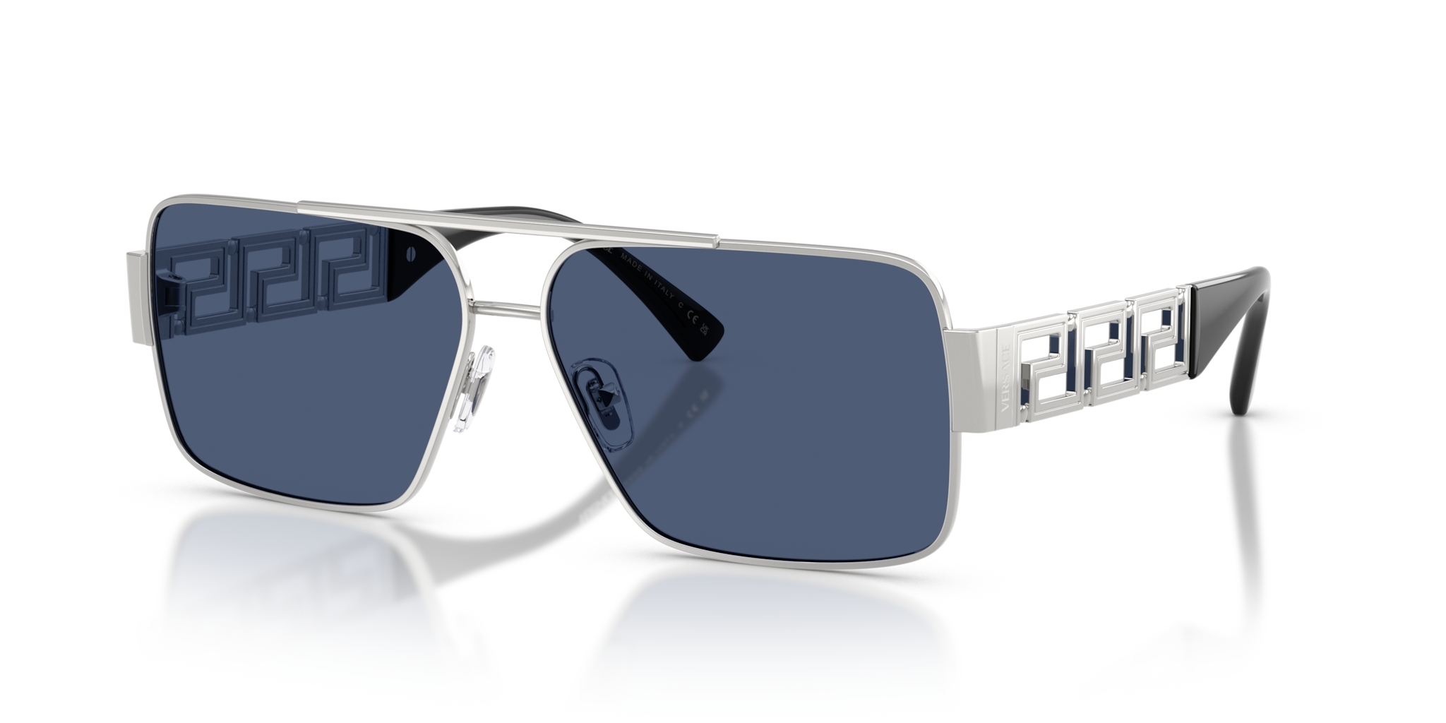 Occhiali da Sole Uomo Versace VE2290 Silver Originali - Stile Iconico