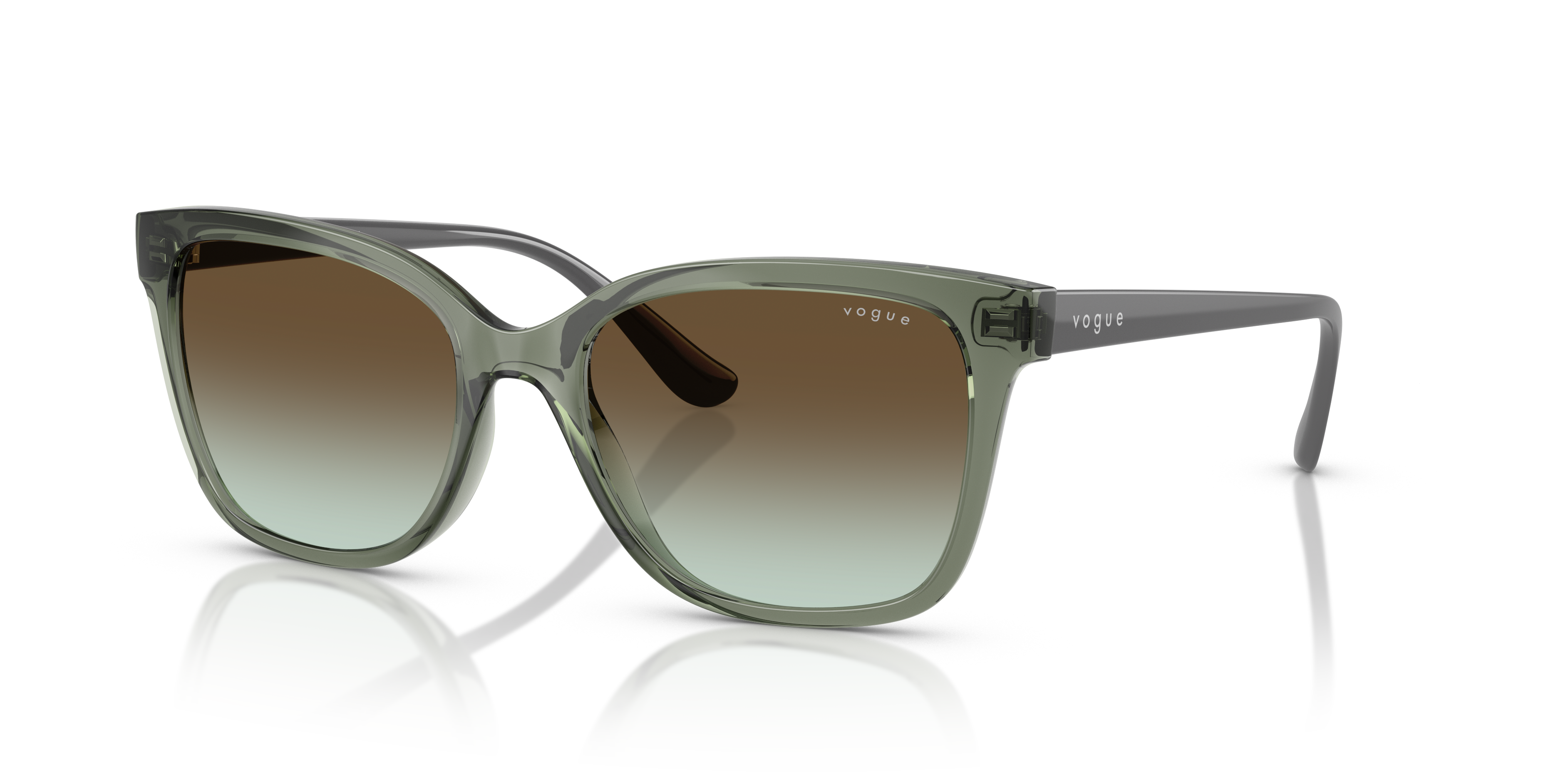 Occhiali da Sole Donna Vogue VO5426S Transparent Mallard Green