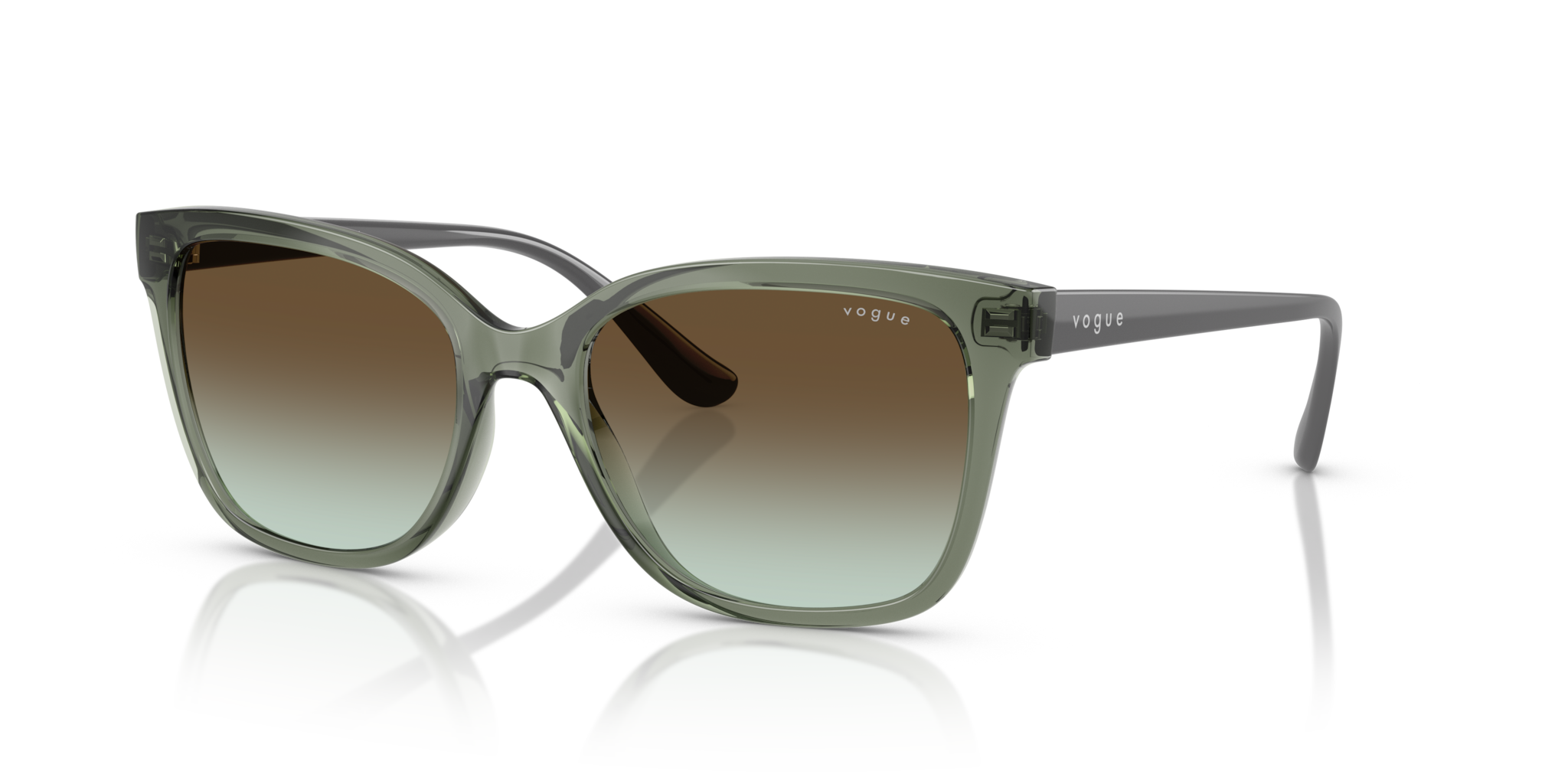 Occhiali da Sole Donna Vogue VO5426S Transparent Mallard Green