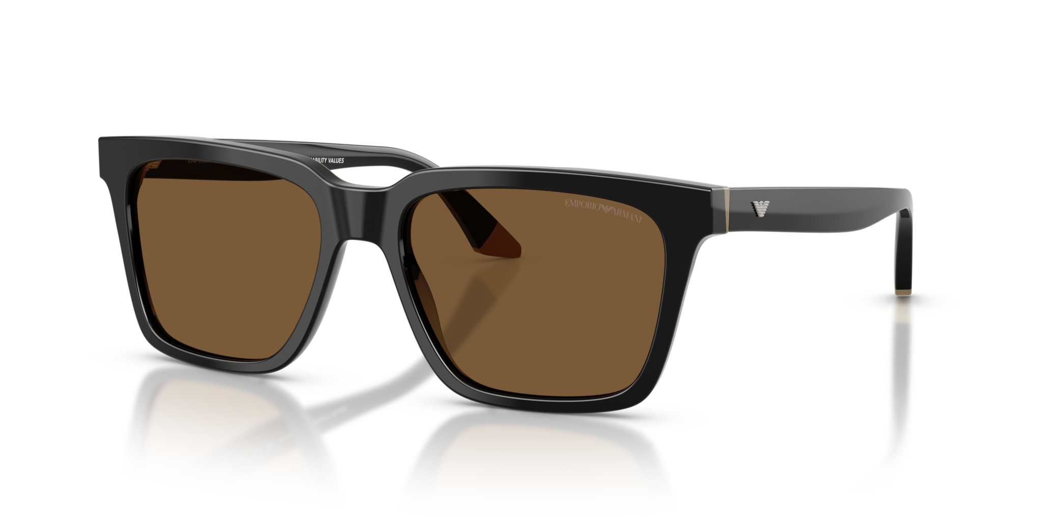 Occhiali da Sole Uomo Emporio Armani EA4260 Black/Beige Originali