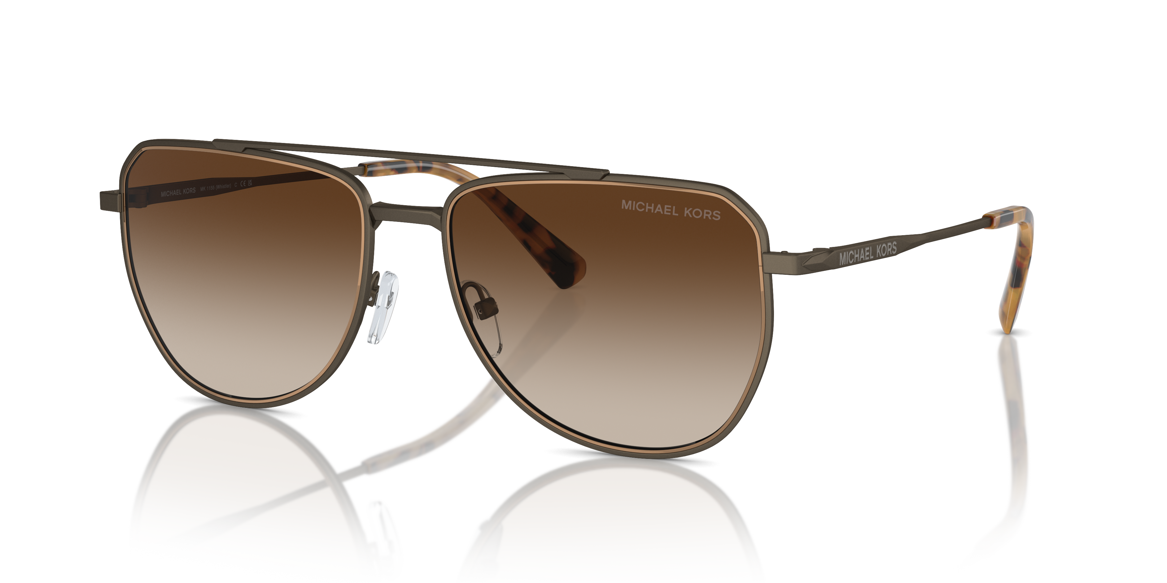 Occhiali da Sole Uomo Michael Kors Whistler Matte Husk Originali