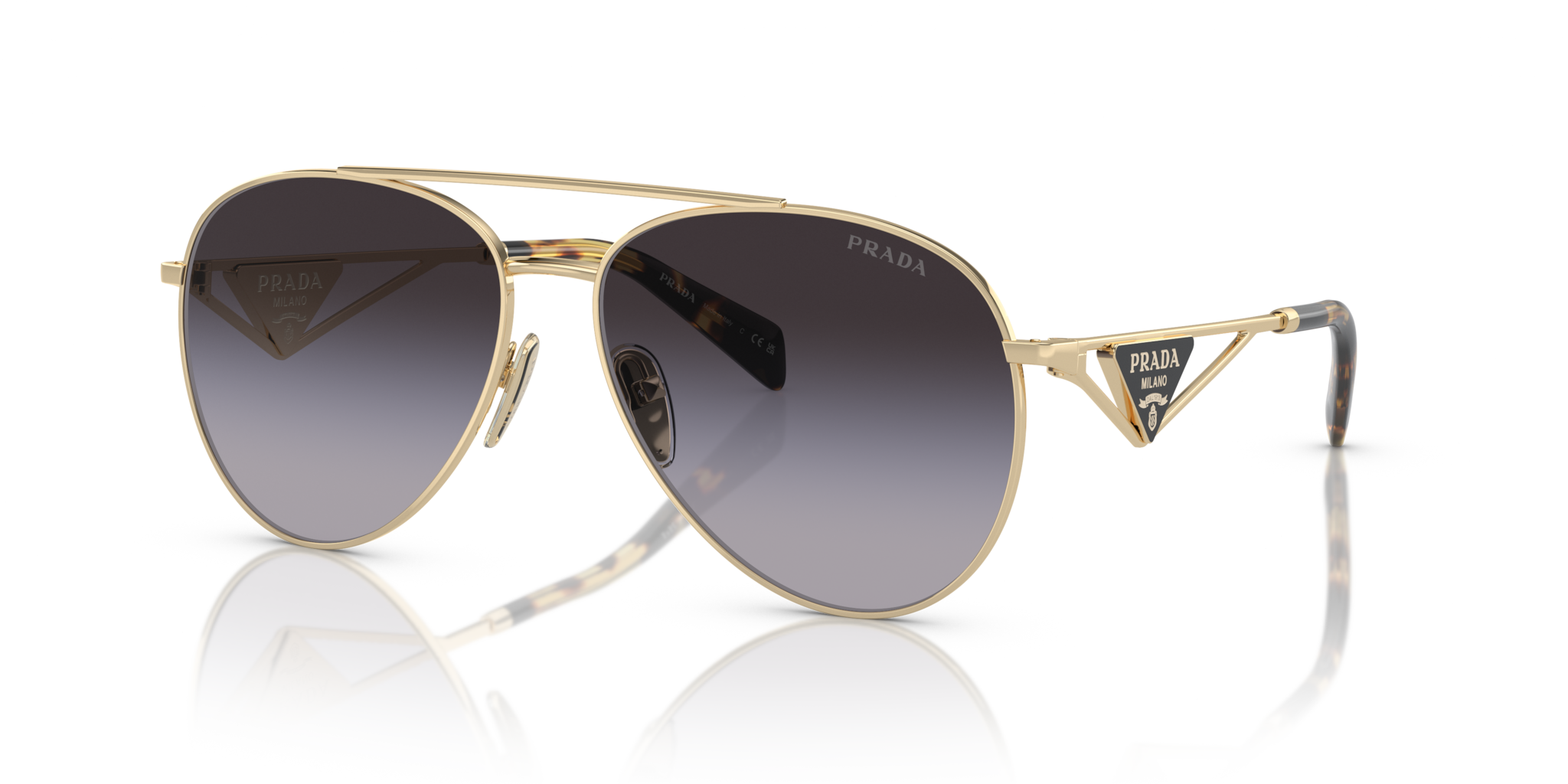Occhiali da Sole Donna Prada 0PR 73ZS Pale Gold | Stile Moderno