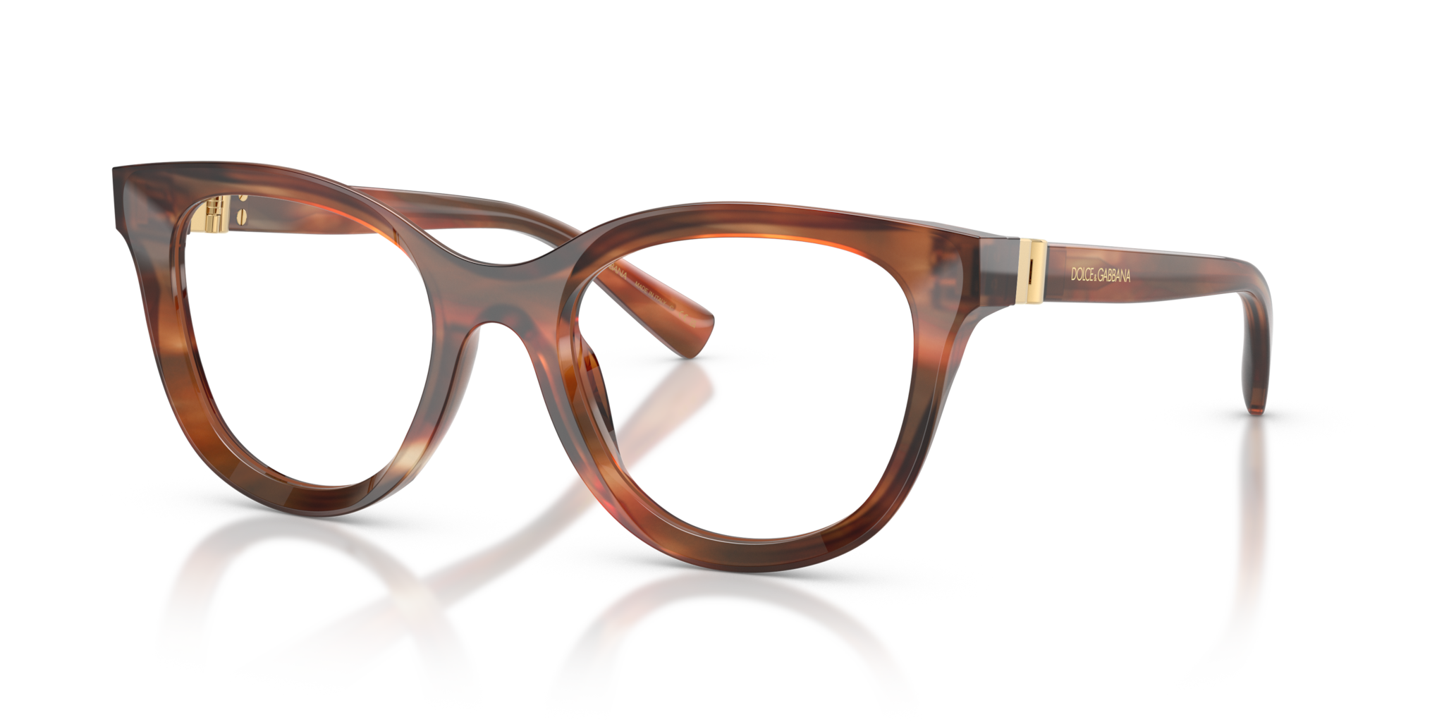 Occhiali da Vista Dolce&Gabbana DG3437 Donna Striped Brown
