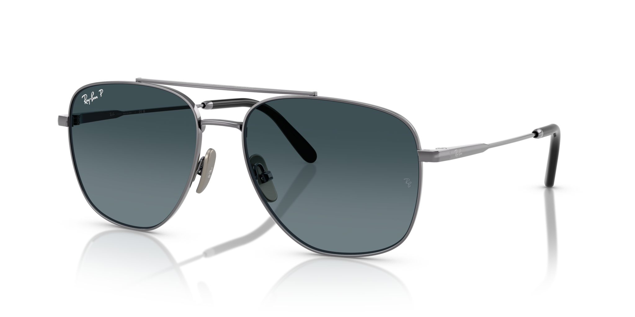 Occhiali da Sole Ray-Ban William Titanium Gunmetal Originali | 0RB8097