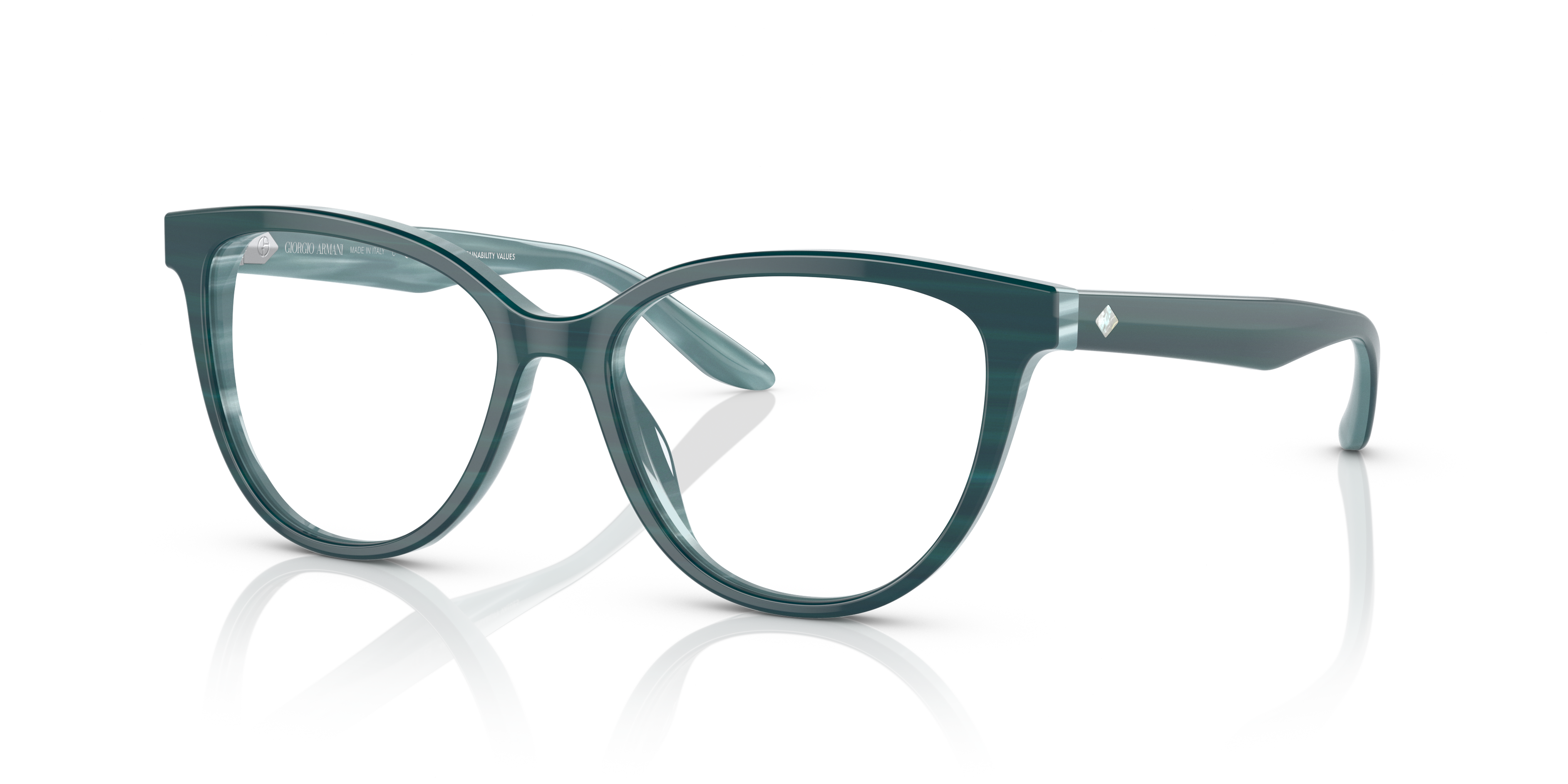 Occhiali da Vista Giorgio Armani Donna 0AR7228U | Effetto Marmo