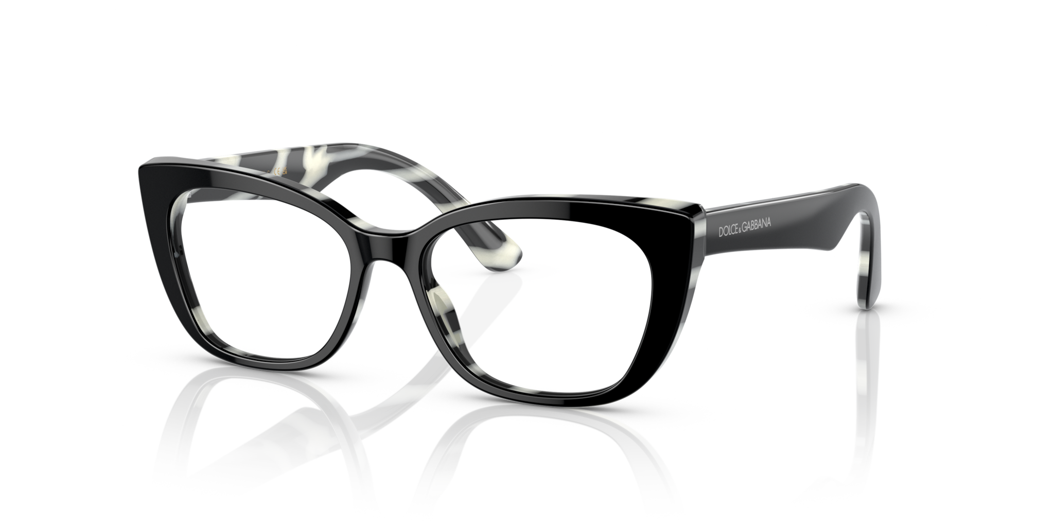 Occhiali da Vista Bambino Dolce&Gabbana DX3357 Black On Zebra