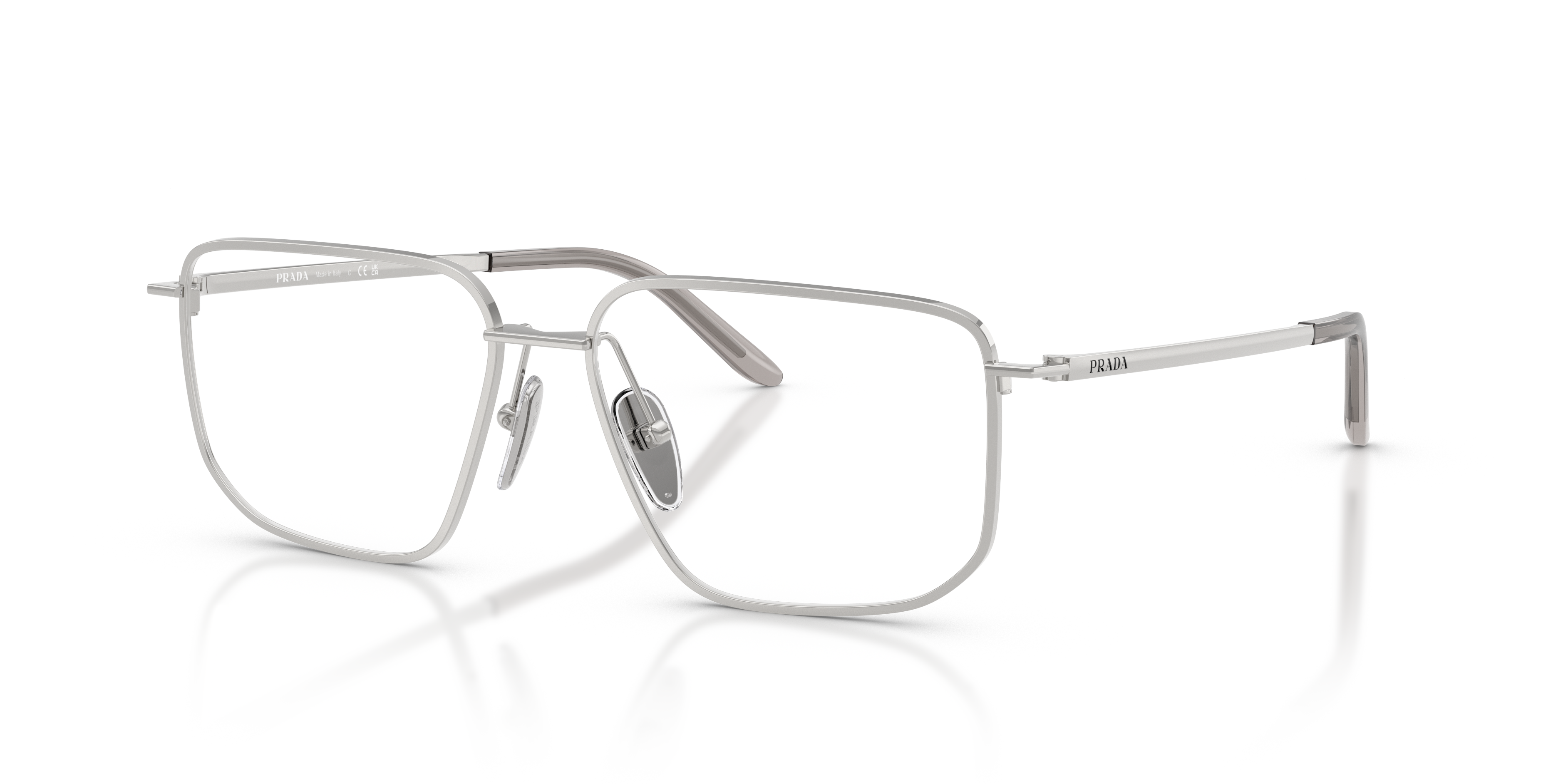 Occhiali da Vista Prada 0PR C52V Donna Argento | Eleganza Raffinata