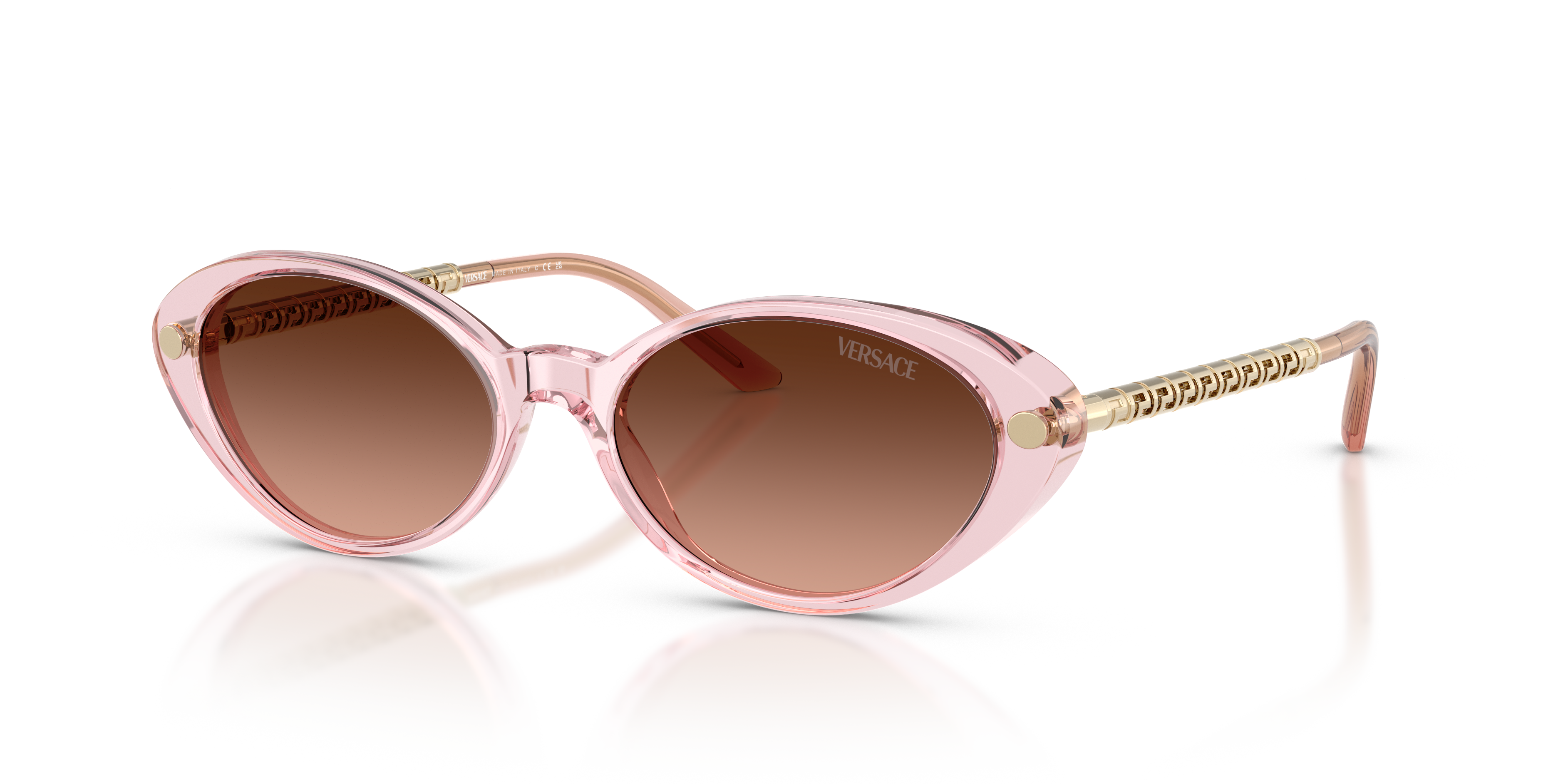 Occhiali da sole Versace donna 0VE4469 Rosa Trasparente Originali