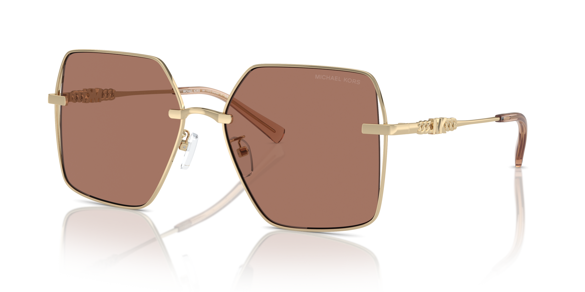 Occhiali da Sole Donna Michael Kors Sanya Shiny Rose Gold