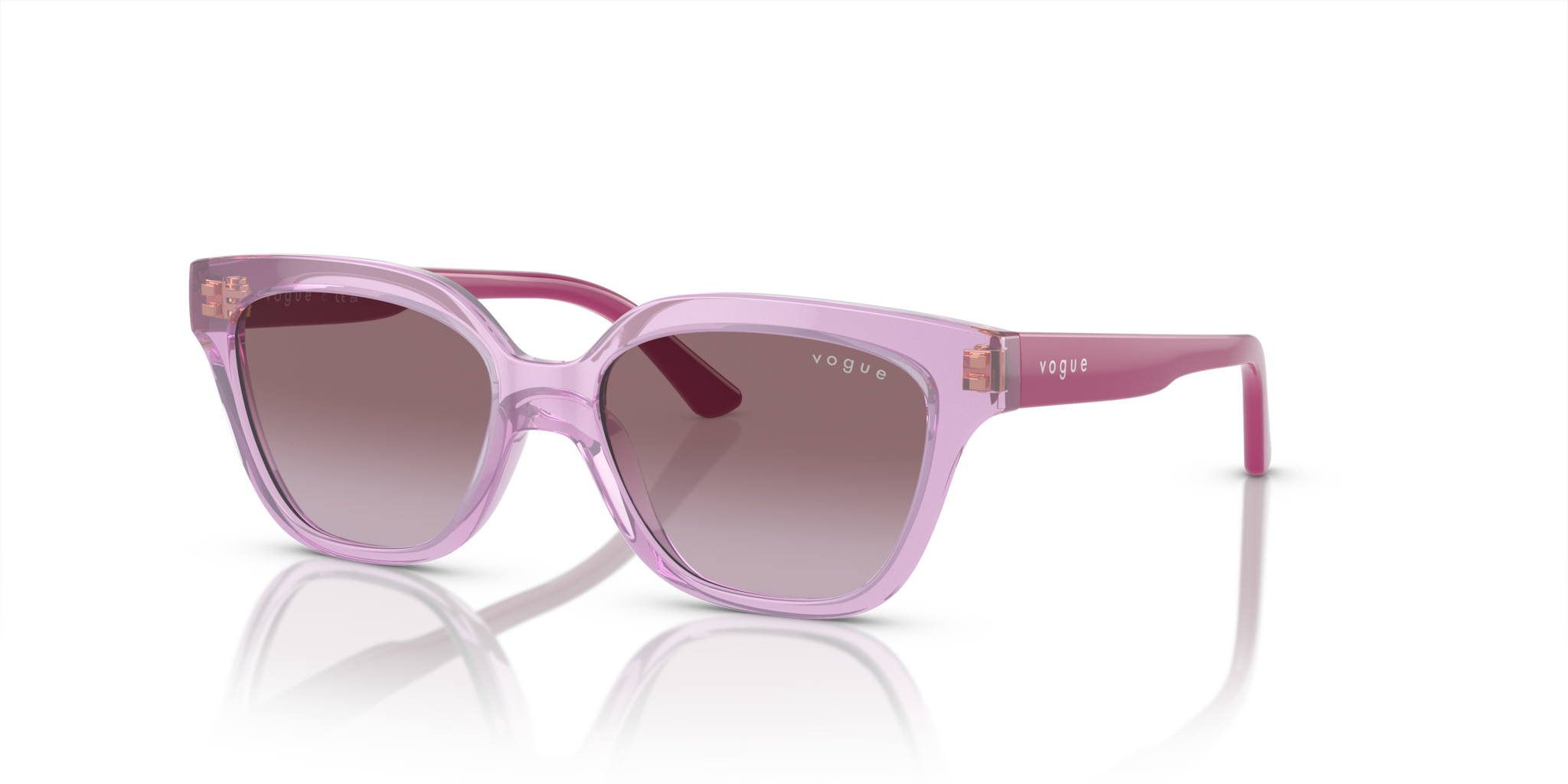 Occhiali da Sole Vogue VJ2021 Kids Rosa Trasparente | Protezione Bambi