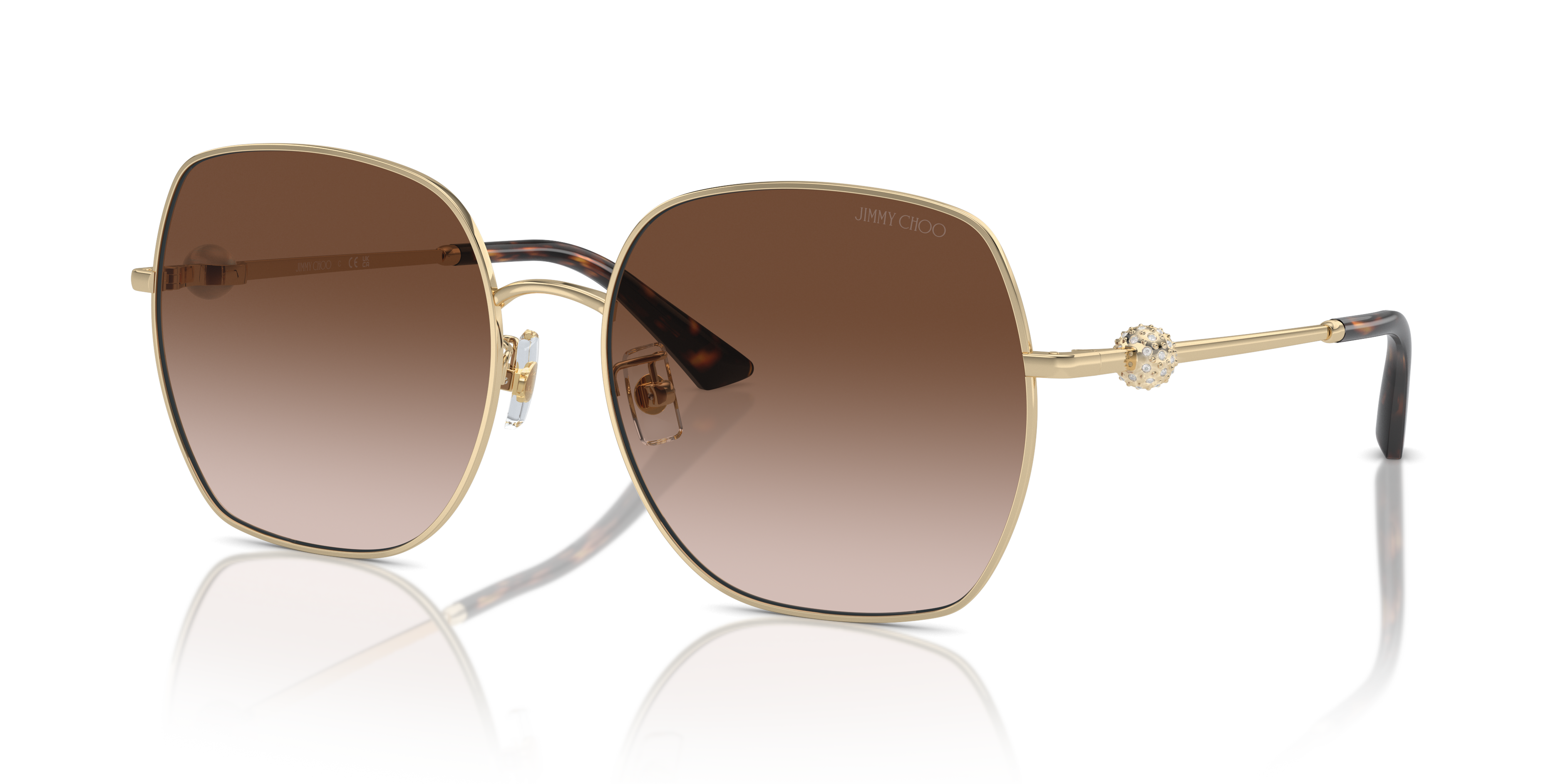 Occhiali da Sole Donna Jimmy Choo JC4008HD Oro Pallido | Originali
