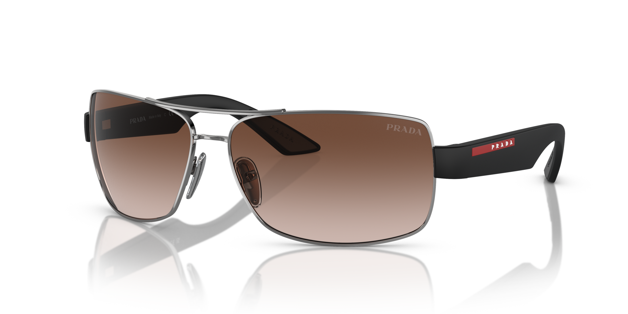Occhiali da sole Prada Linea Rossa PS 50ZS uomo Gunmetal