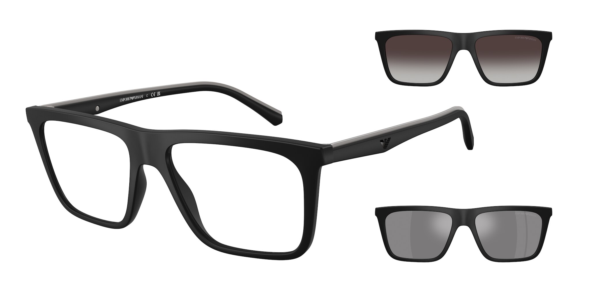 Emporio Armani EA4258 Clip-On · Vista + Sole Uomo