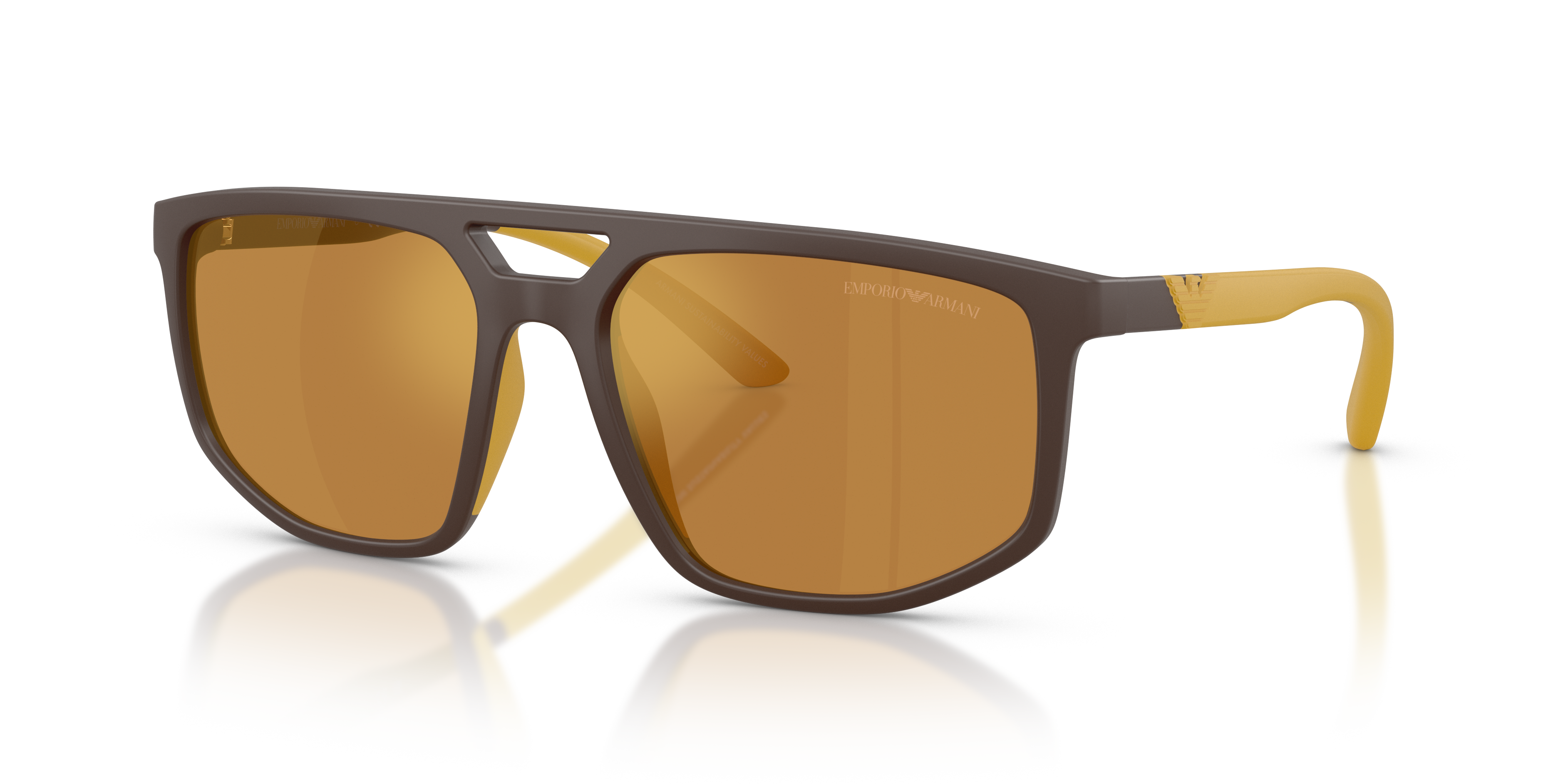 Occhiali da Sole Uomo Emporio Armani 0EA4248U Marrone Opaco