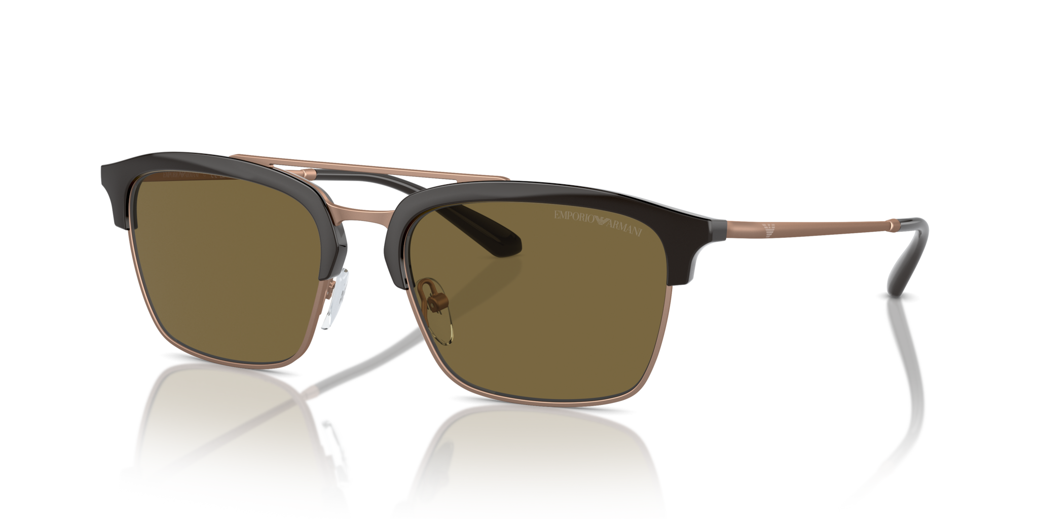 Occhiali da Sole Uomo Emporio Armani 0EA4228 Marrone Oro Rosa | Origin