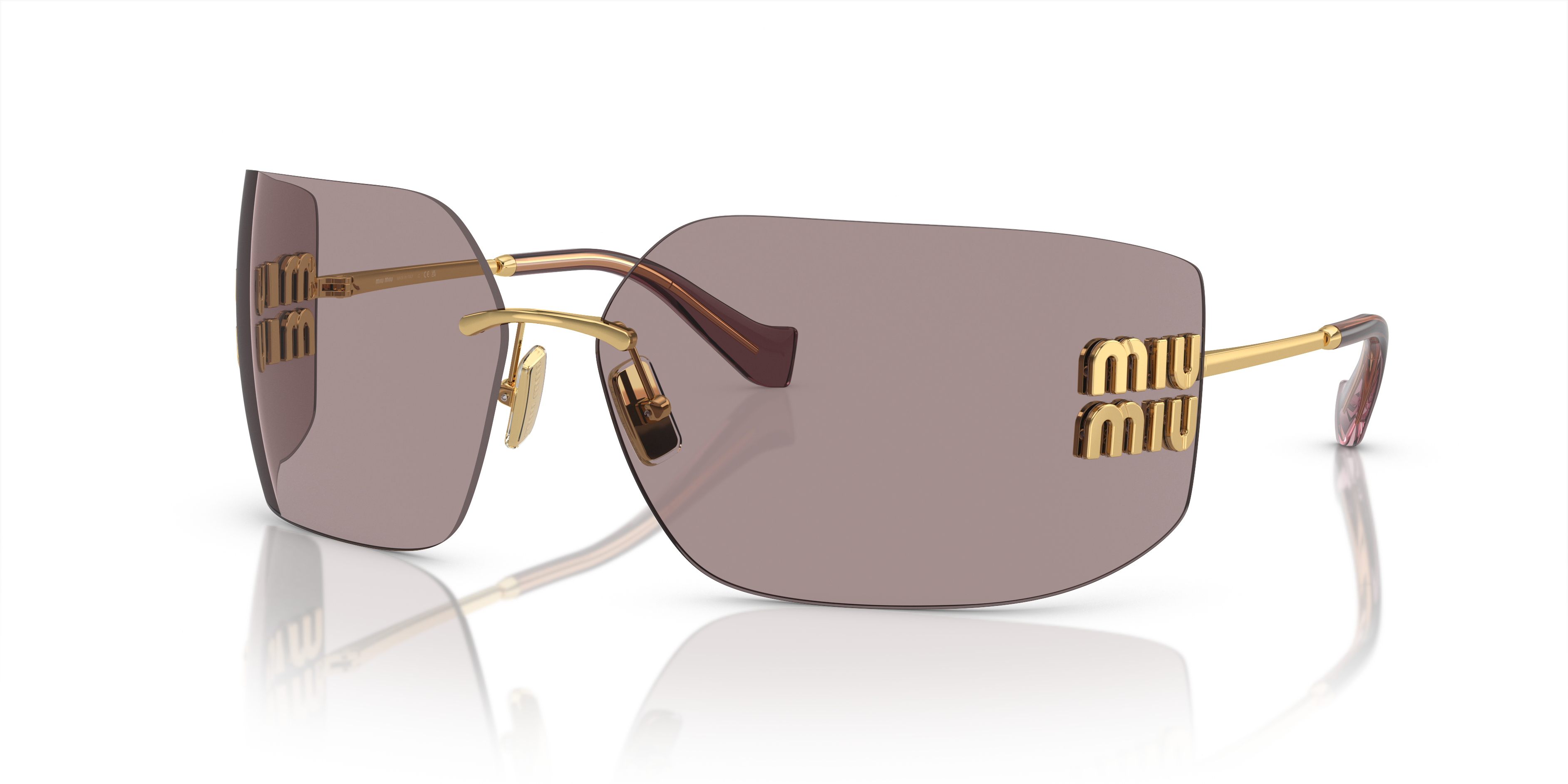 Occhiali da Sole Miu Miu 0MU 54YS Gold Donna | Stile Inconfondibile