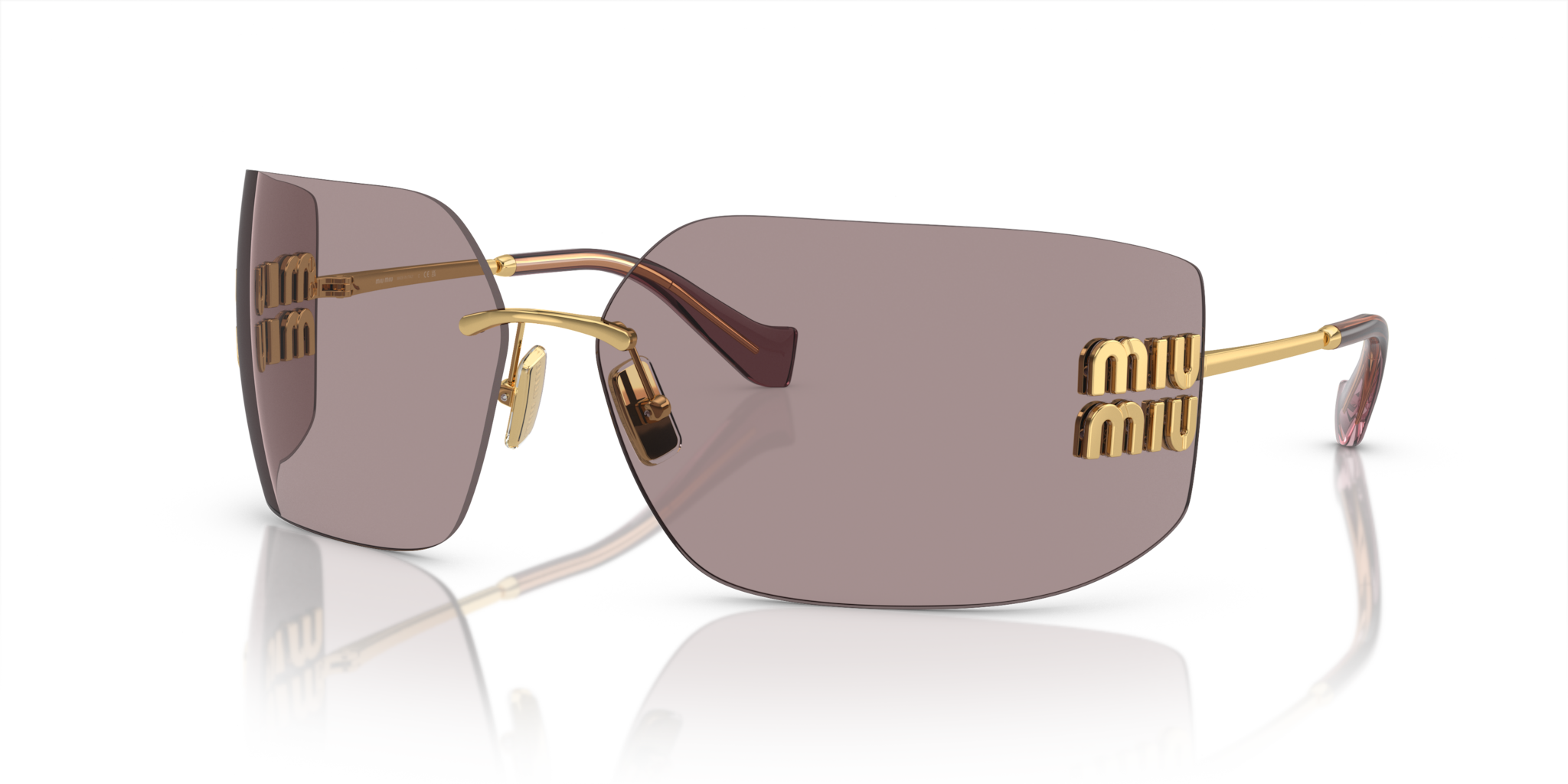 MIU MIU MU 54YS - 5AK30B GOLD | WOMEN'S SUNGLASSES 