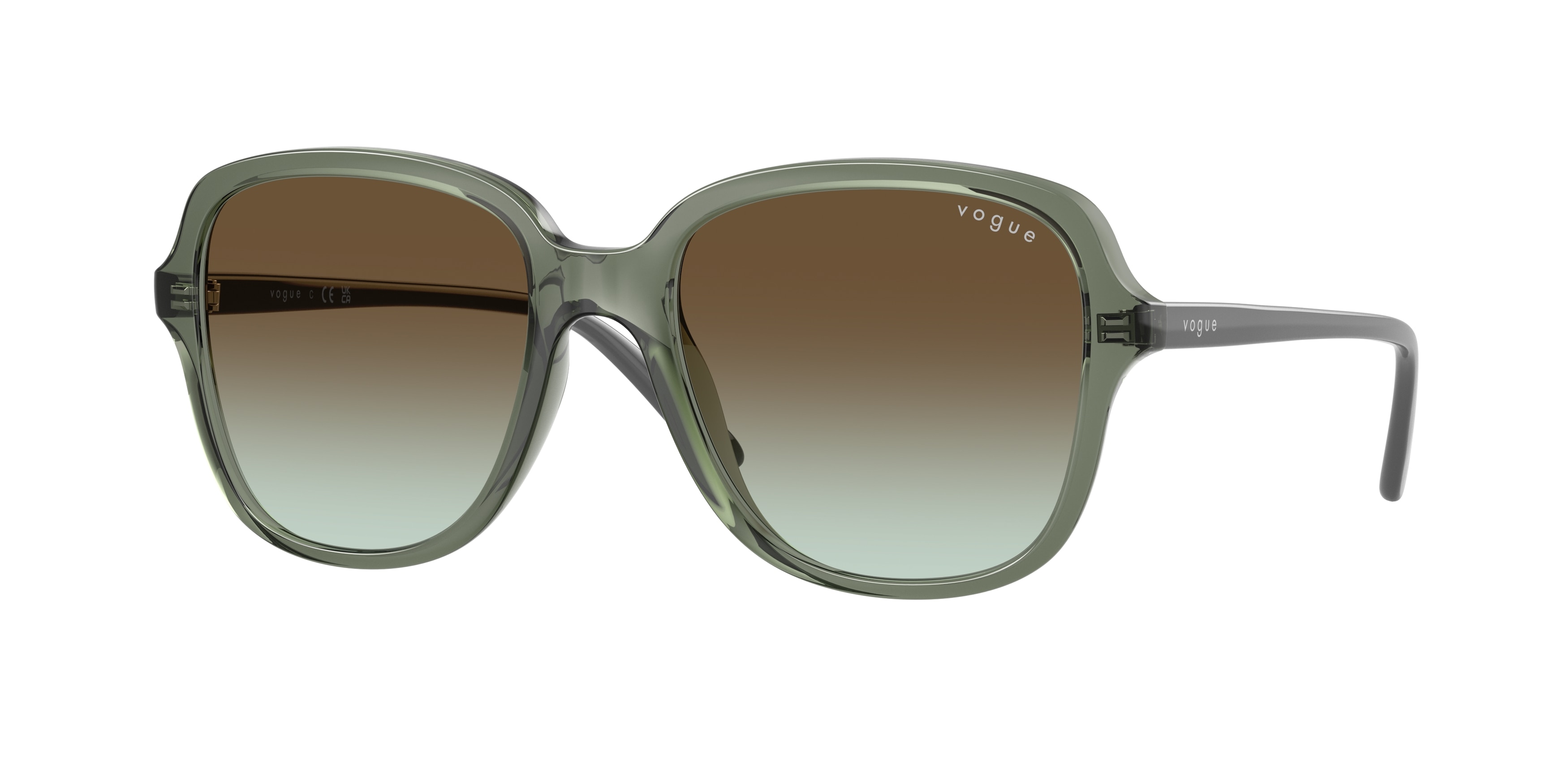 3086E8 - Verde pato transparente
