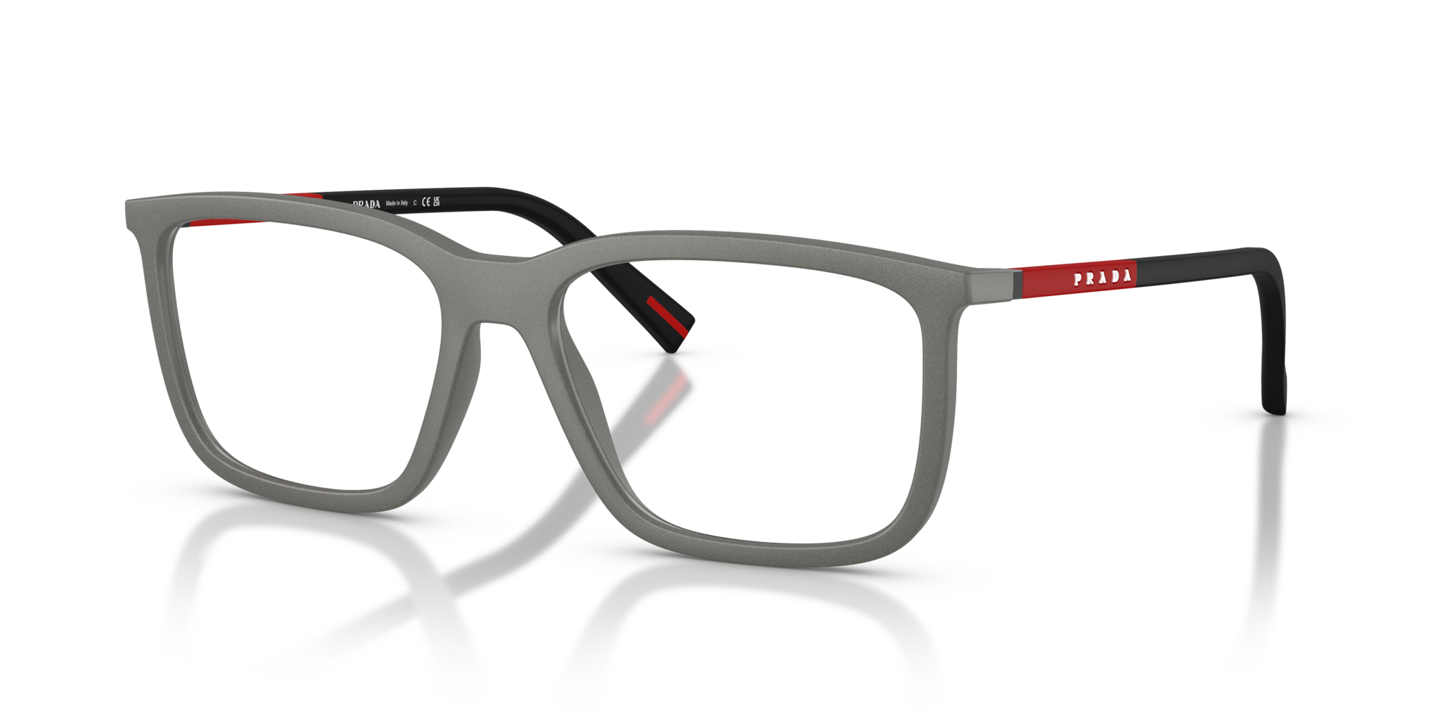 Prada Linea Rossa 0PS 01SV Uomo - Occhiali da Vista Metal Grey