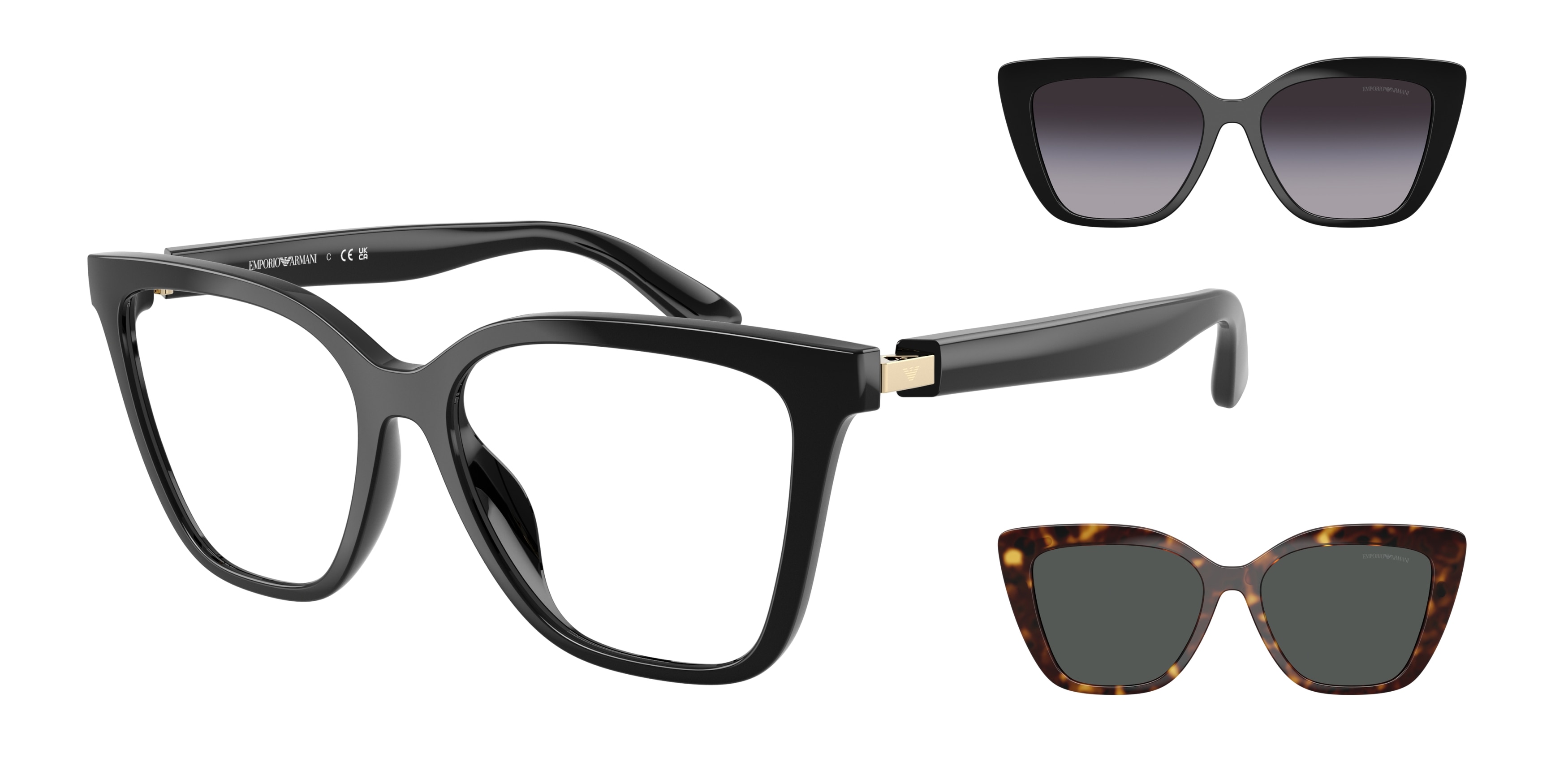 Emporio Armani EA4254U Clip-On · Vista + Sole Donna