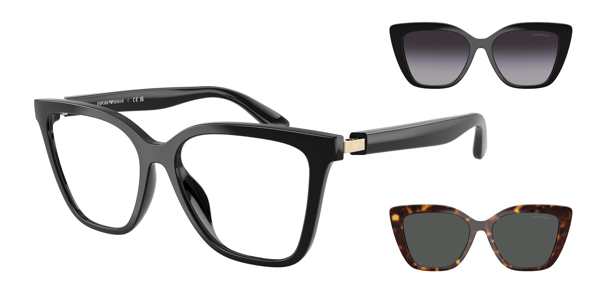 Emporio Armani EA4254U Clip-On · Vista + Sole Donna