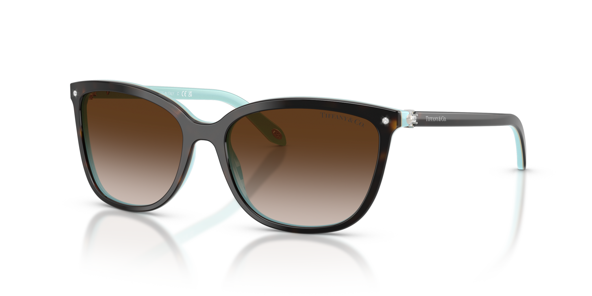 Occhiali da Sole Tiffany Donna 0TF4105HB Havana - Originali e Certific