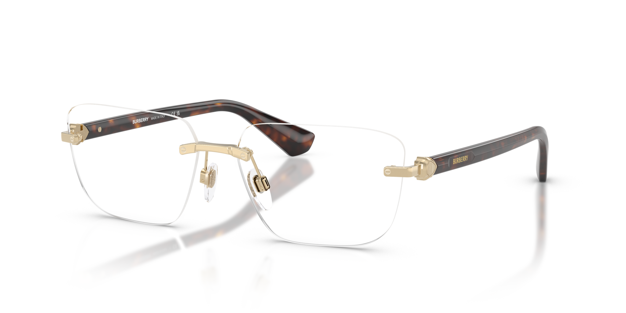 Occhiali da Vista Uomo Burberry 0BE1392 Light Gold Originali