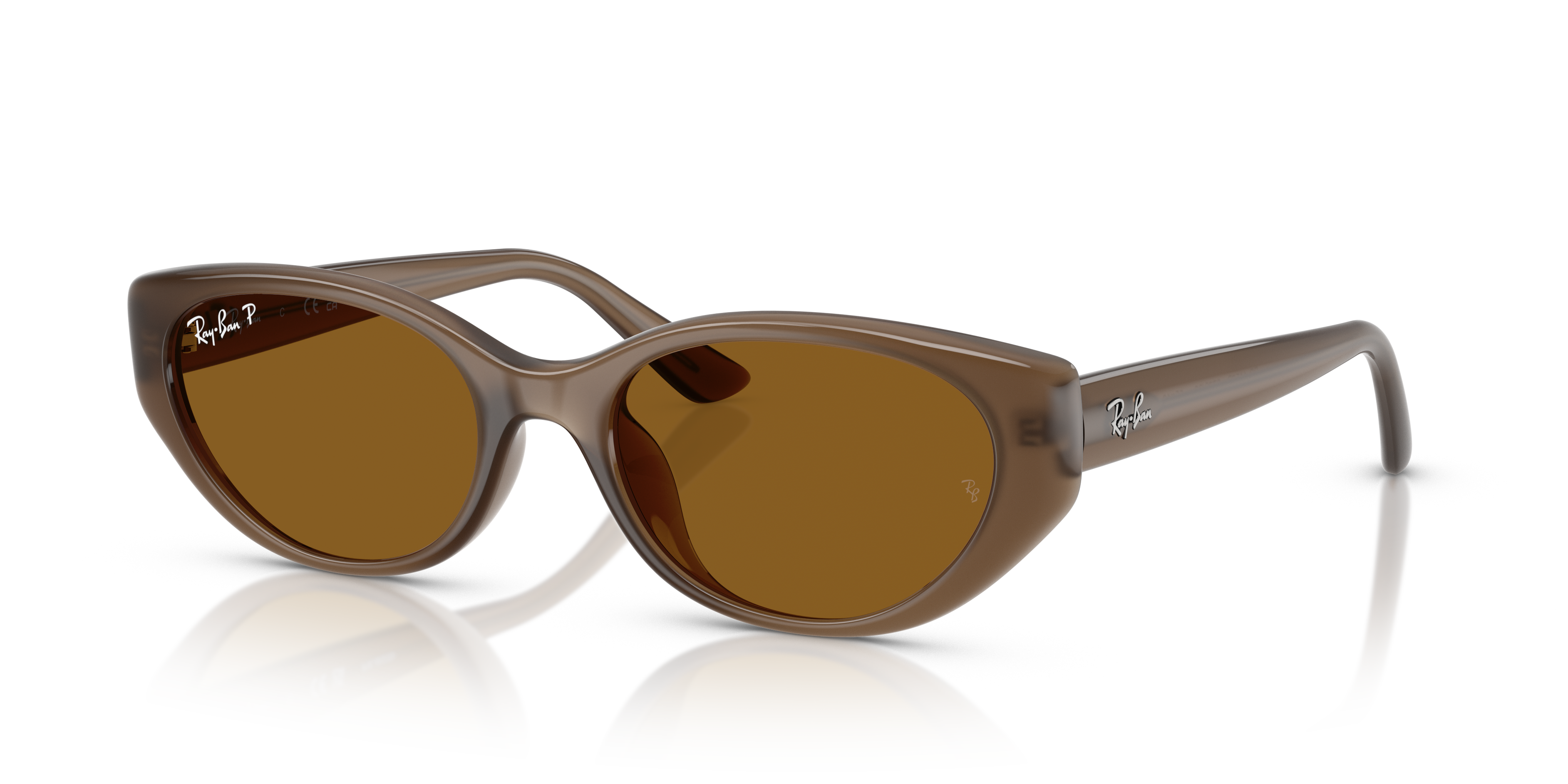 Occhiali da Sole Ray-Ban RB4457D Bio-Based Transparent Brown