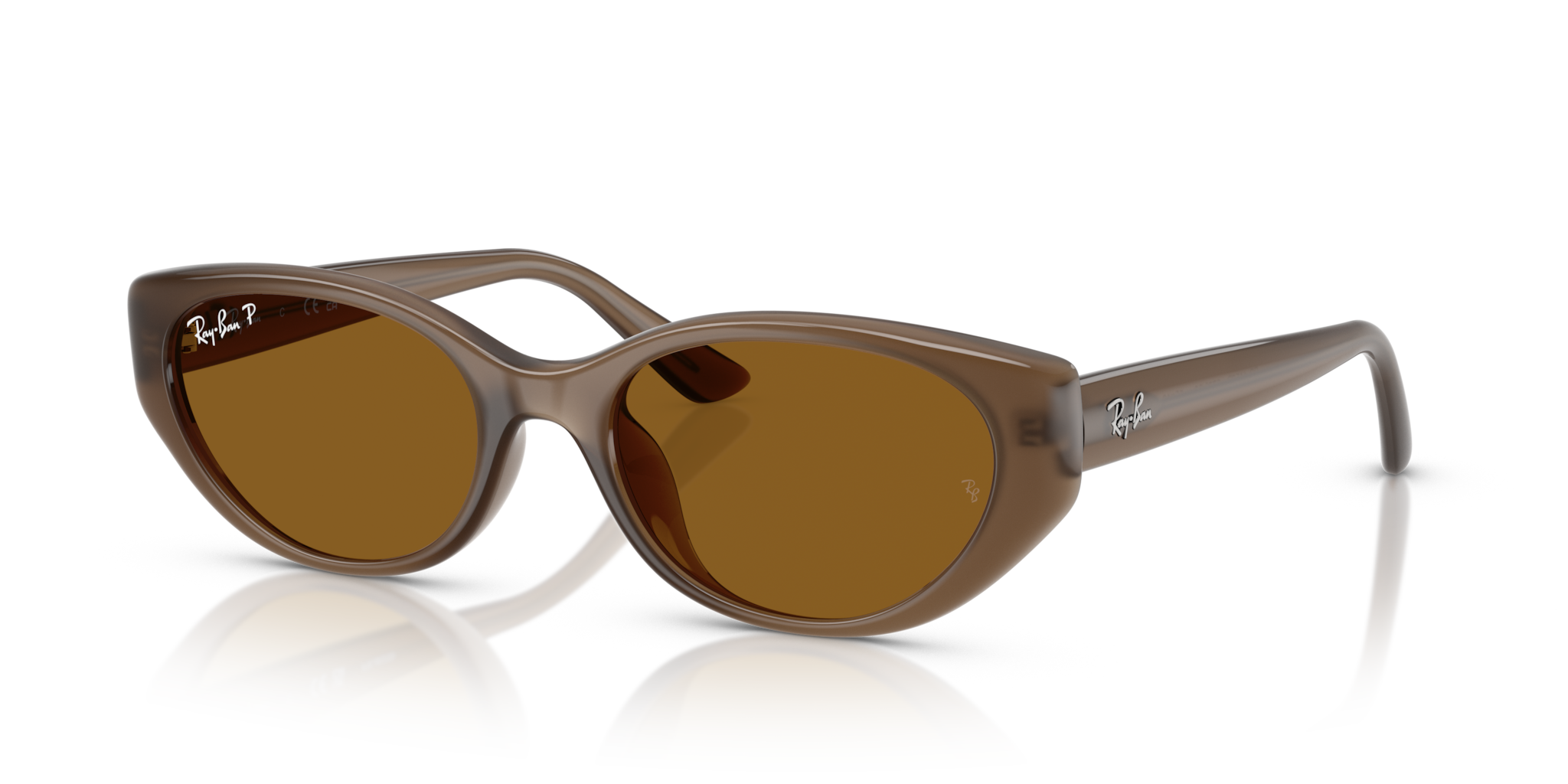 Occhiali da Sole Ray-Ban RB4457D Bio-Based Transparent Brown