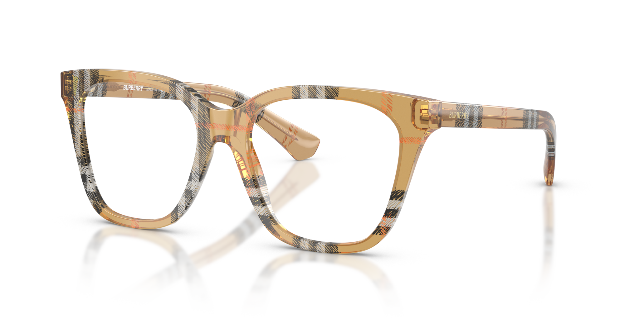 Occhiali da Vista Donna Burberry 0BE2438 Check Sand | Eleganza Iconica