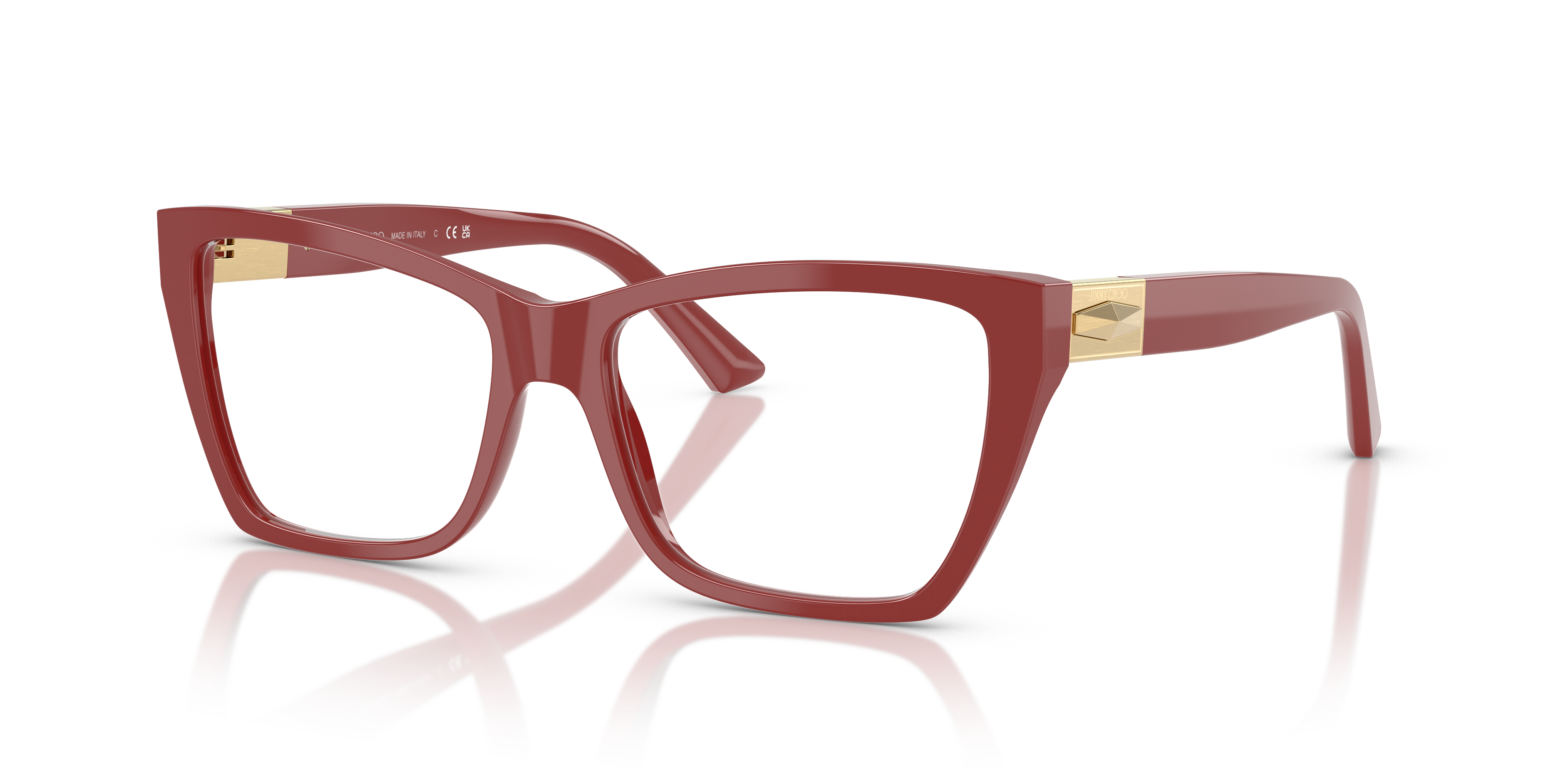 Jimmy Choo 0JC3028 Cranberry | Occhiali da Vista Donna Eleganti