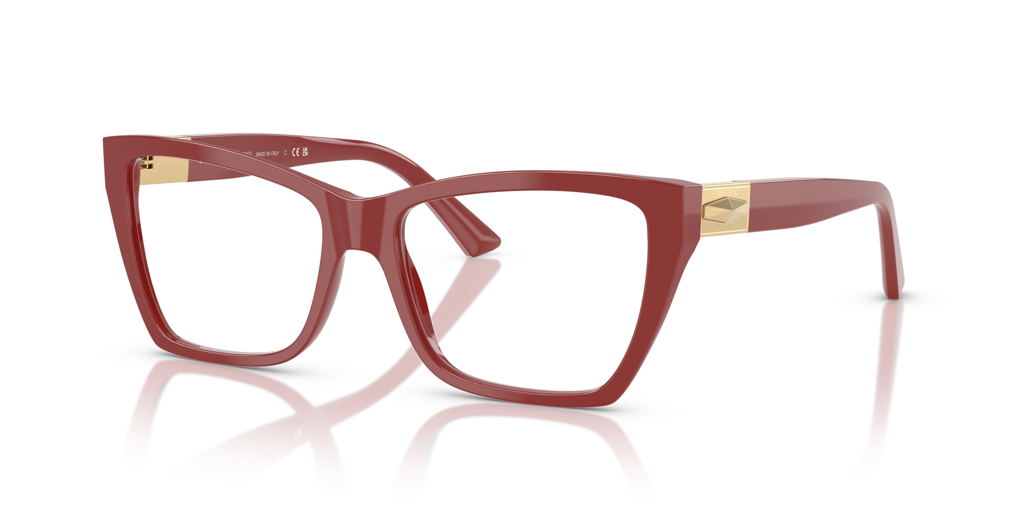 Jimmy Choo 0JC3028 Cranberry | Occhiali da Vista Donna Eleganti