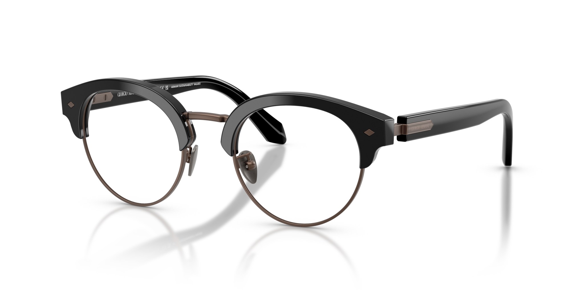 Giorgio Armani 0AR7283 Occhiali da vista uomo – Eleganza Nera