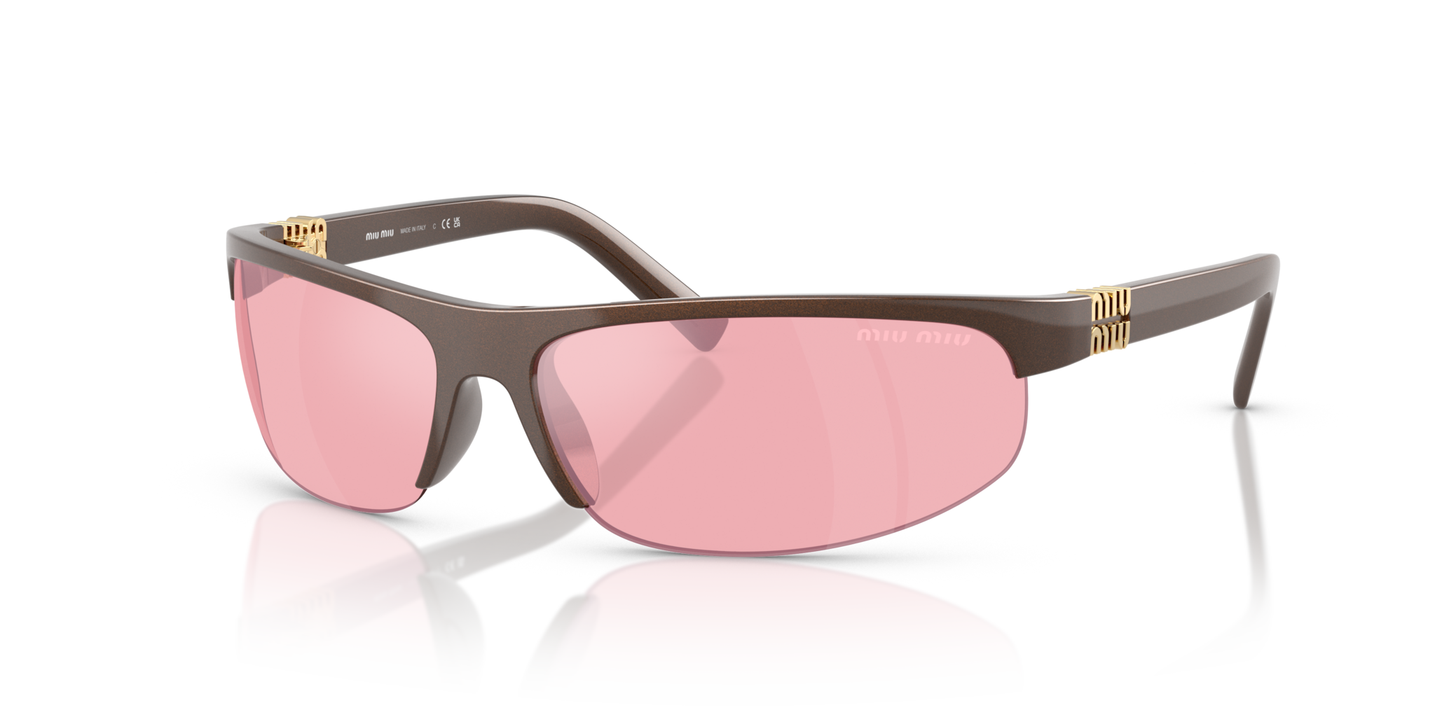 Occhiali da Sole Miu Miu 0MU A02S Cocoa Metal | Donna Originali
