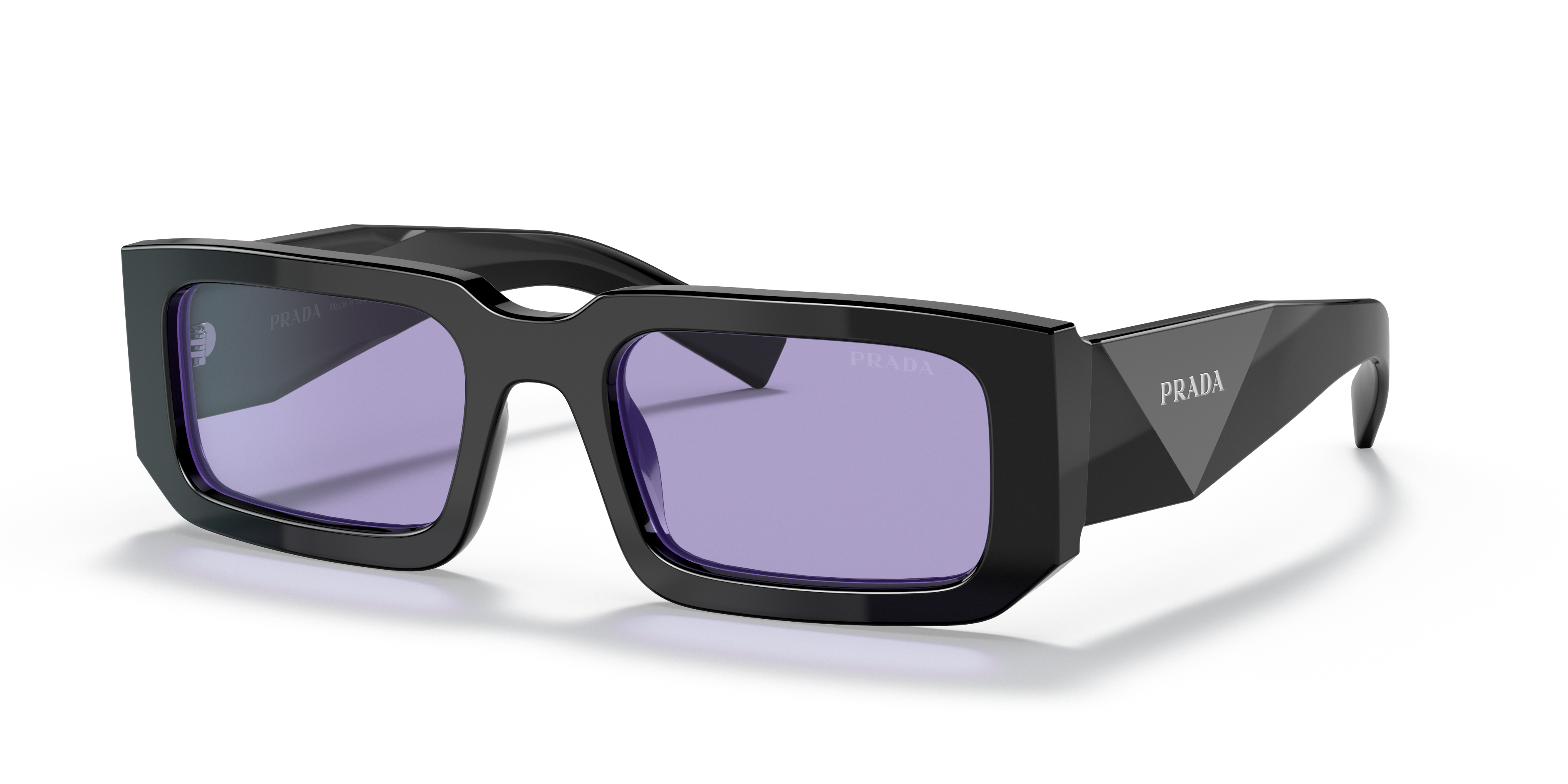 Occhiali da Sole Prada Uomo 0PR 06YS Nero/Blu | Stile e Protezione