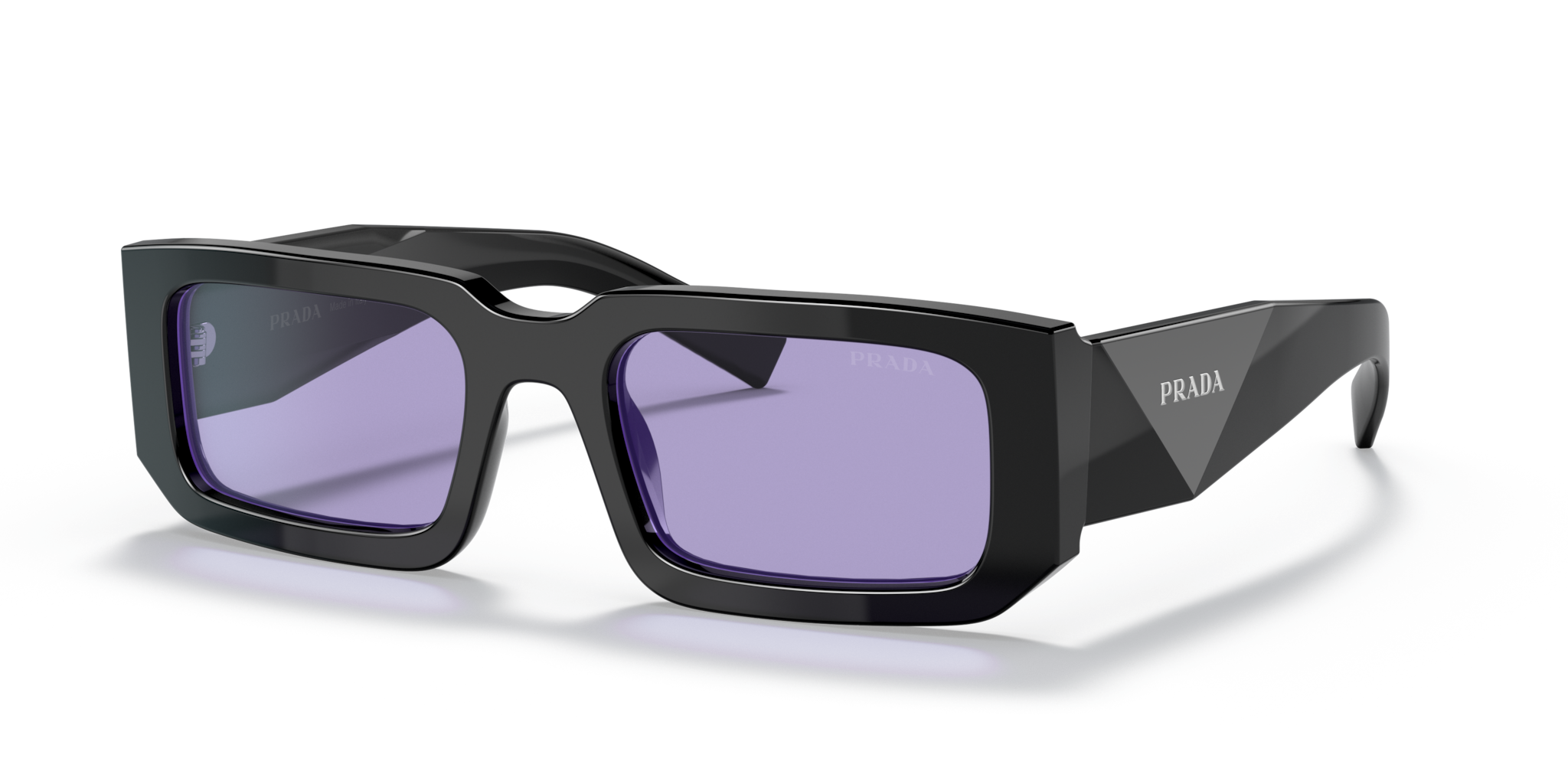 Occhiali da Sole Prada Uomo 0PR 06YS Nero/Blu | Stile e Protezione