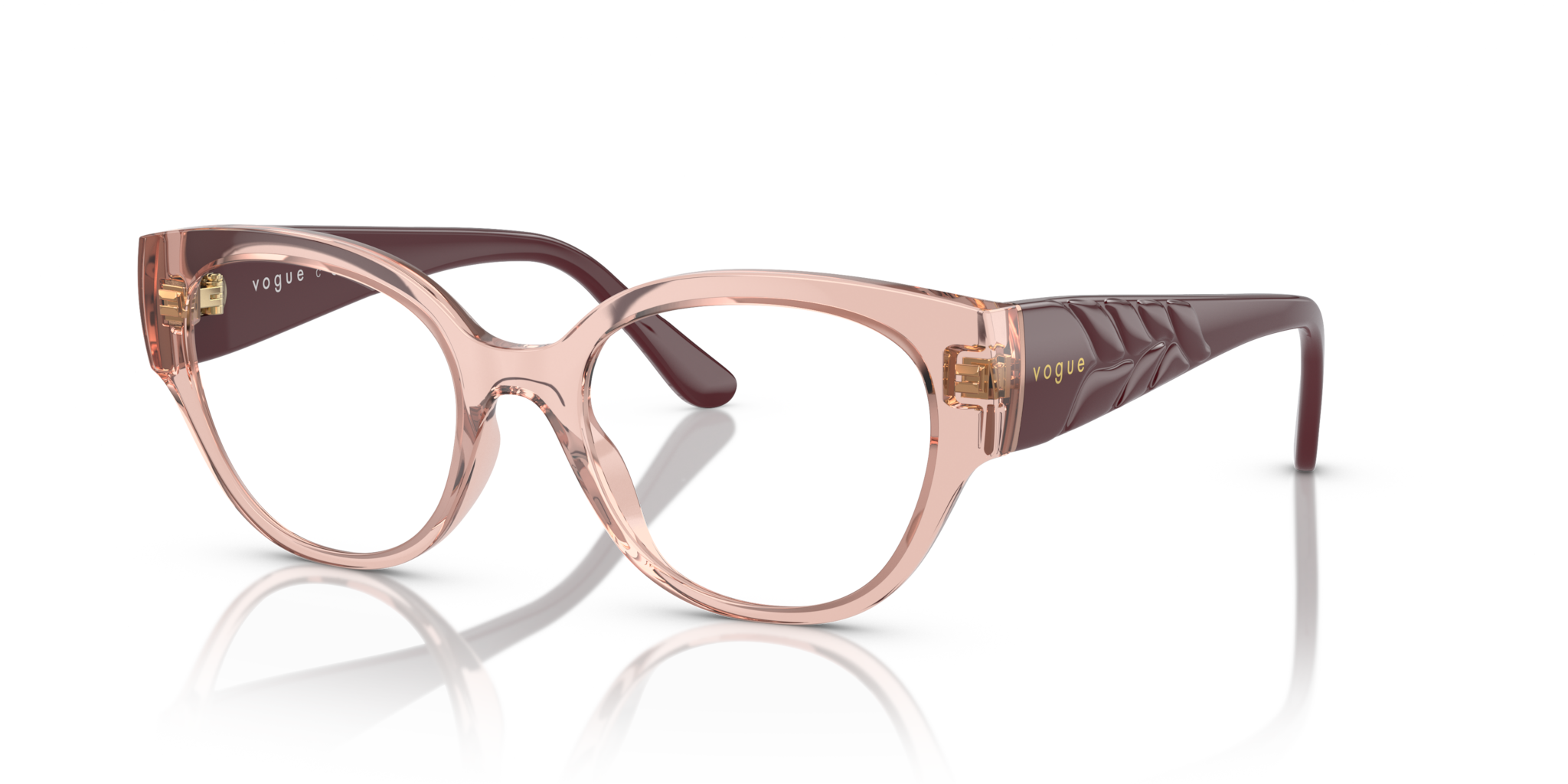 Occhiali da Vista Vogue Eyewear 0VO5482 Transparent Pink Donna
