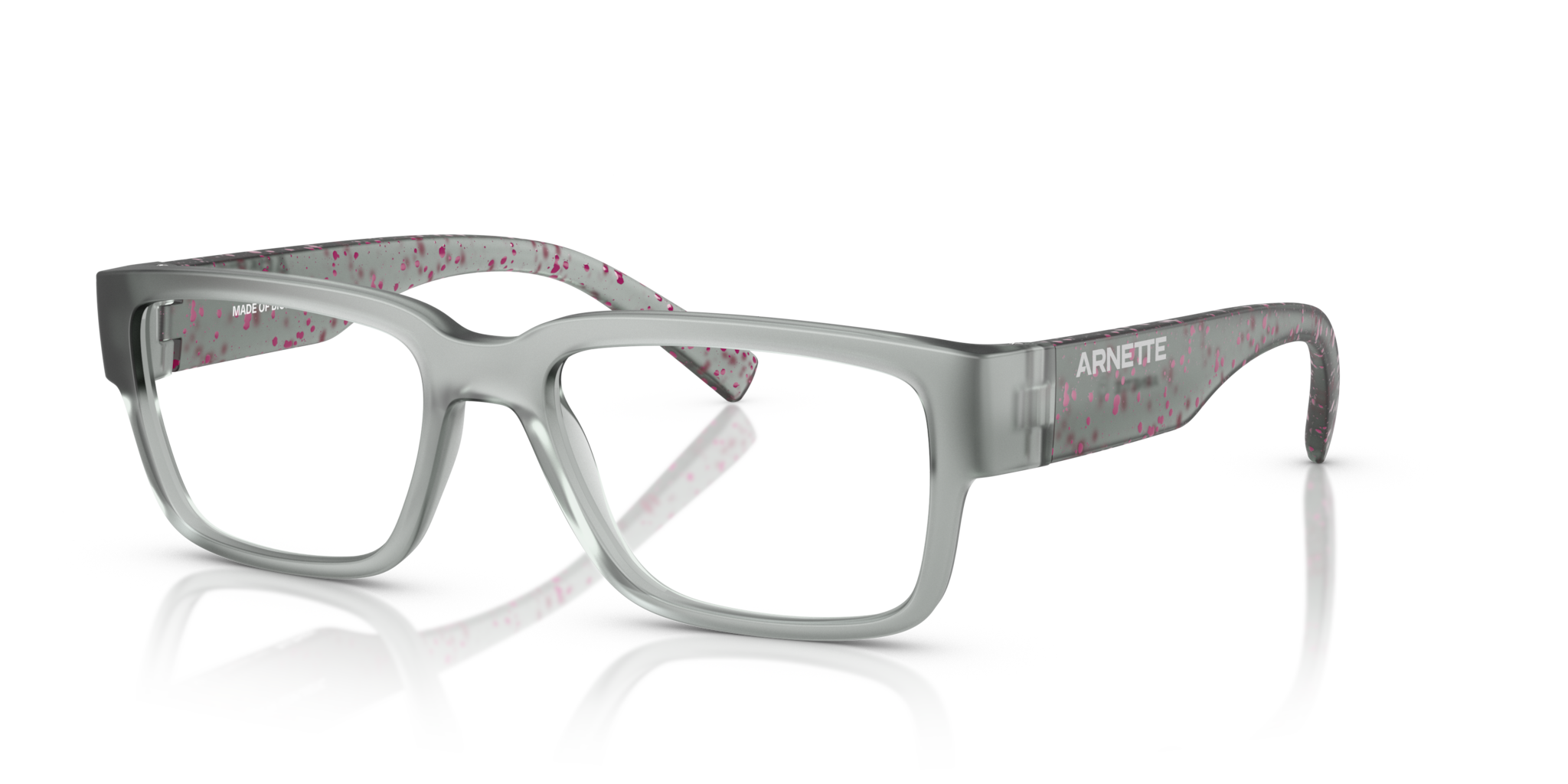 Arnette Occhiali da Vista Uomo 0AN7261 | Grigio Trasparente Rosa