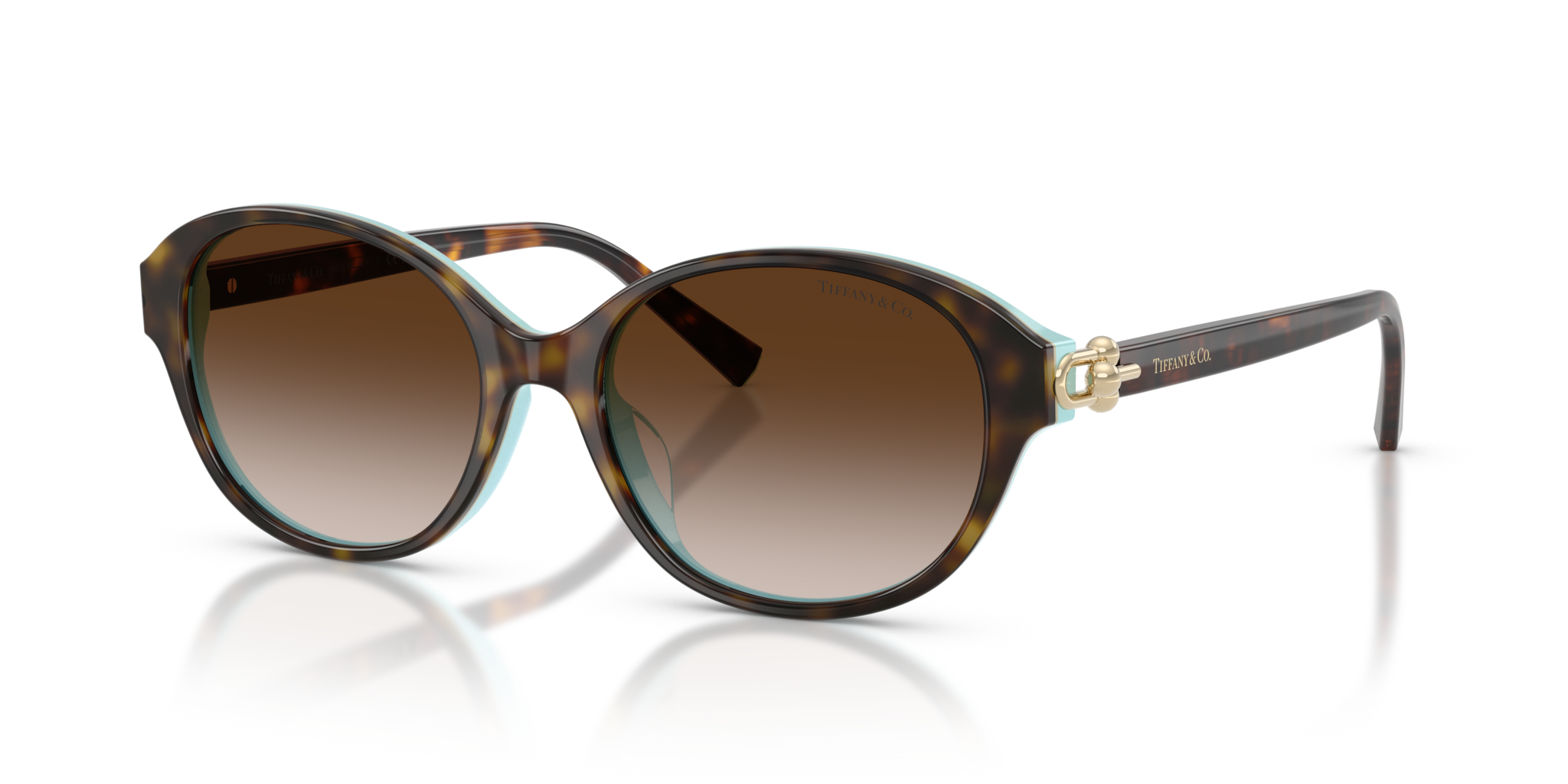 Occhiali da Sole Tiffany TF4263D Donna Havana On Tiffany Blue Original