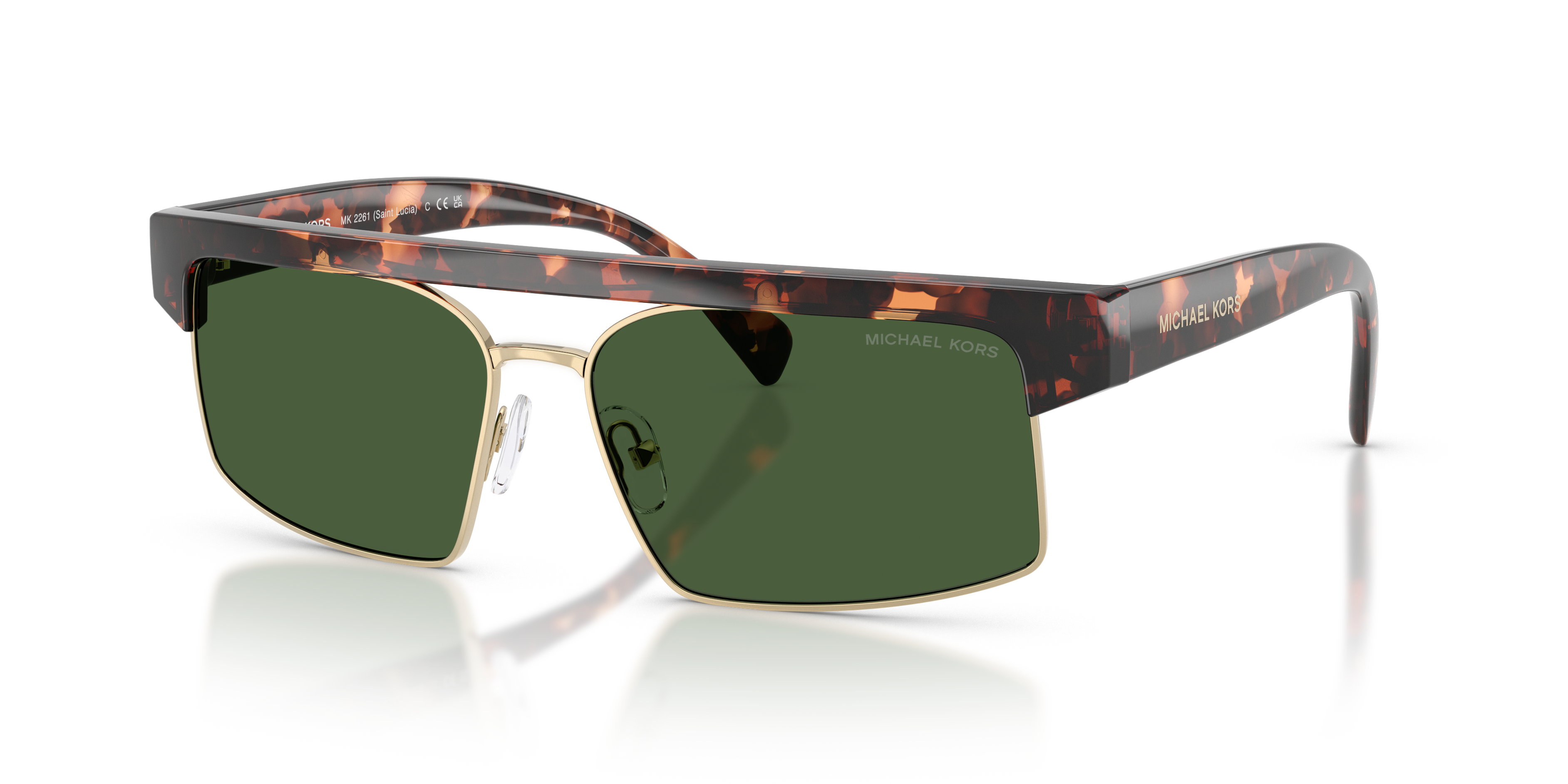 Occhiali da Sole Michael Kors Saint Lucia Donna - Dark Tortoise